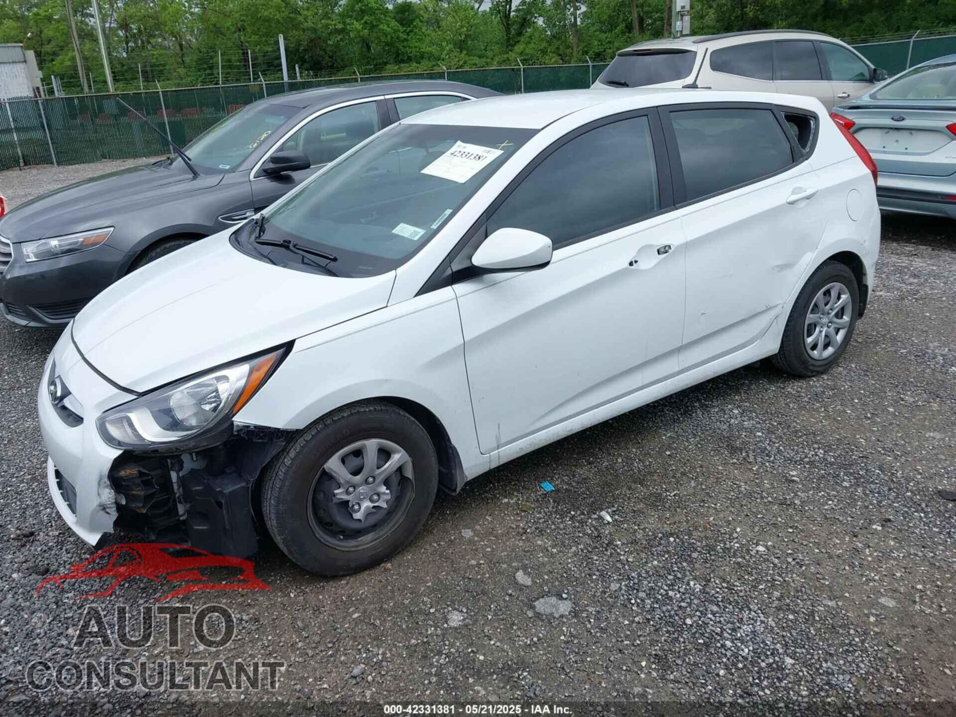 HYUNDAI ACCENT 2014 - KMHCT5AEXEU196682