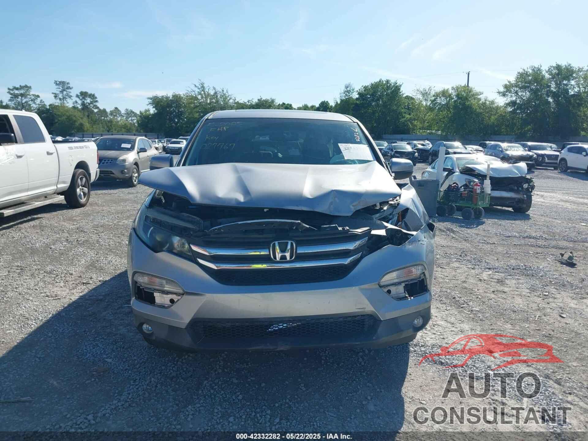 HONDA PILOT 2017 - 5FNYF5H7XHB027767