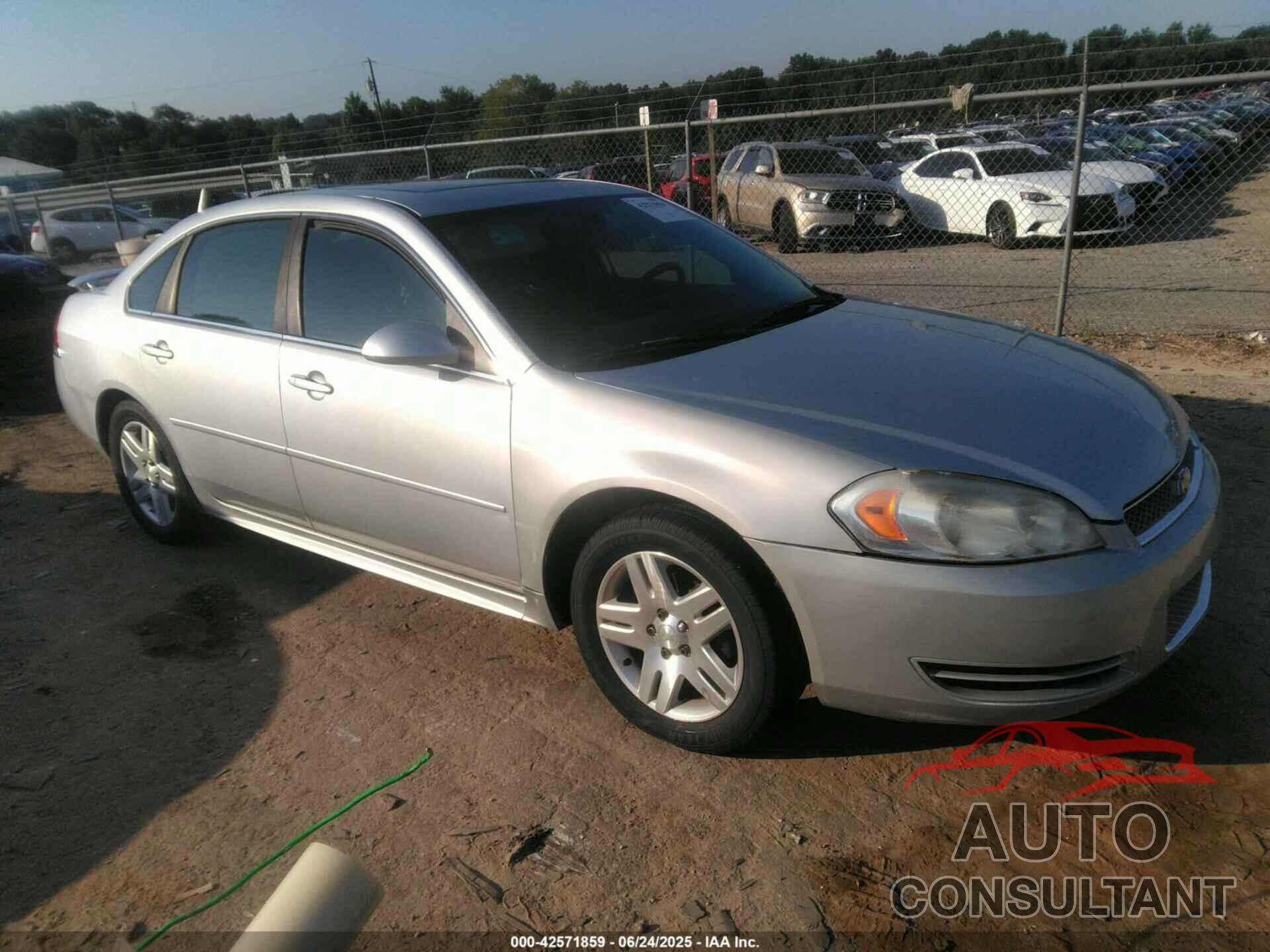 CHEVROLET IMPALA 2012 - 2G1WG5E36C1191043