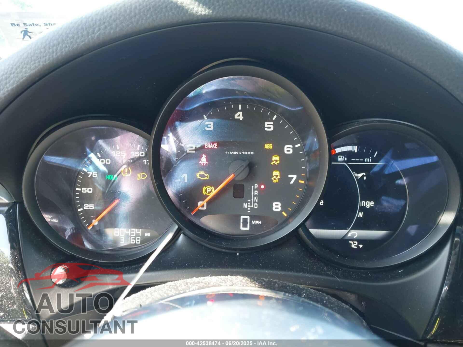 PORSCHE MACAN 2017 - WP1AA2A57HLB08180