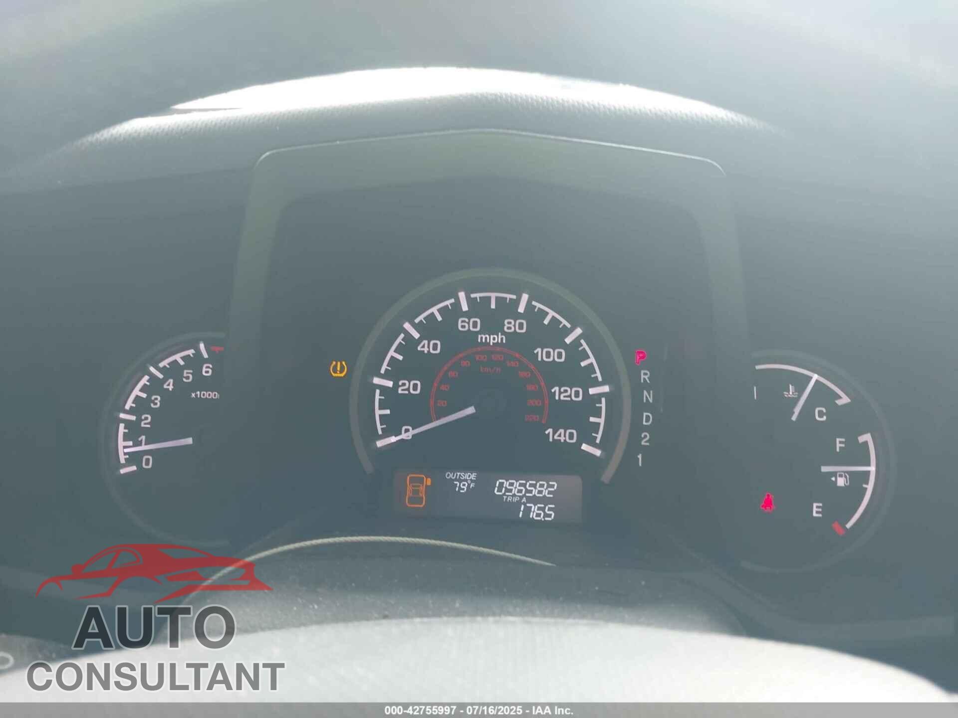 HONDA RIDGELINE 2013 - 5FPYK1F56DB010357