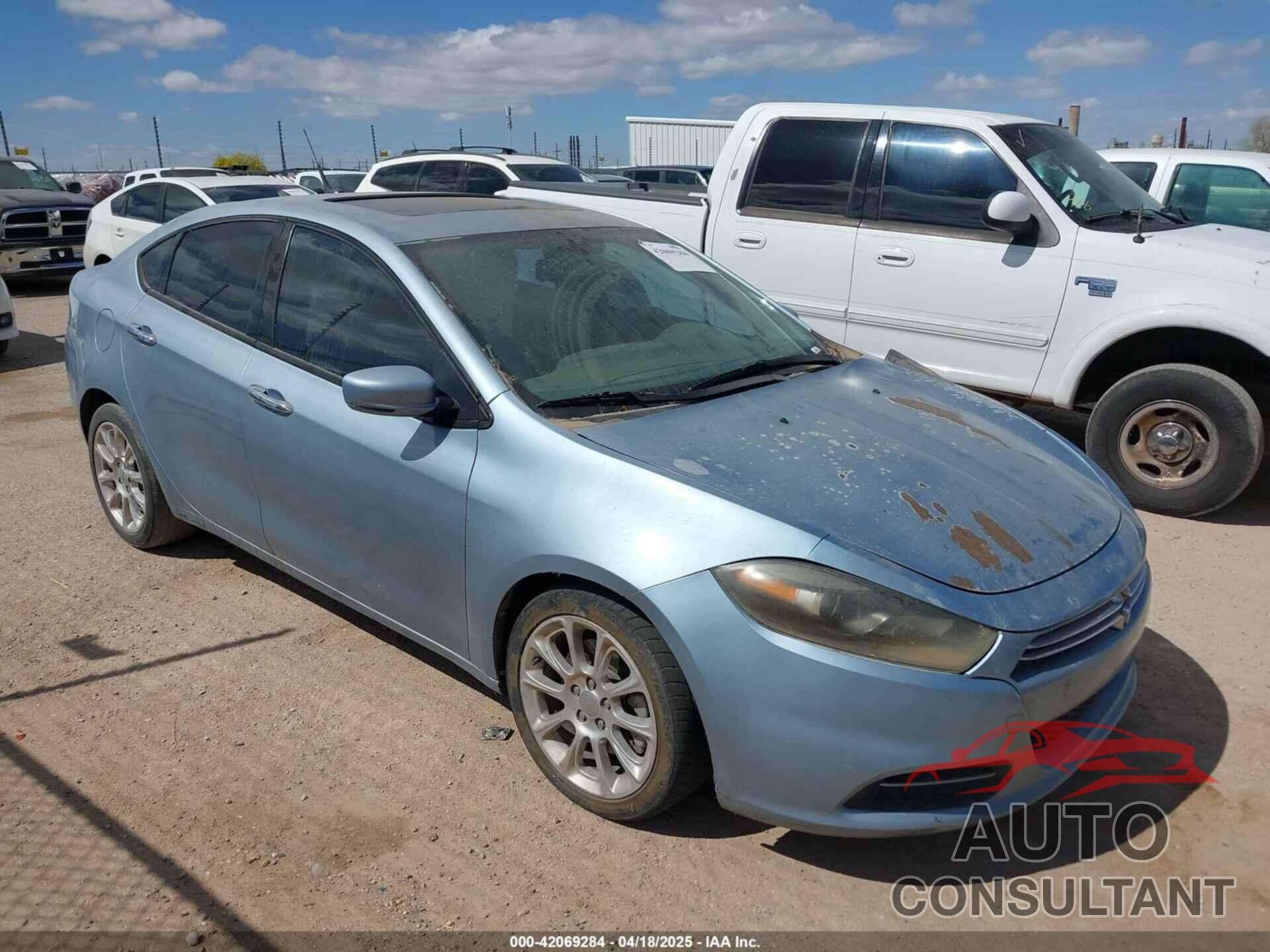 DODGE DART 2013 - 1C3CDFCH2DD182485