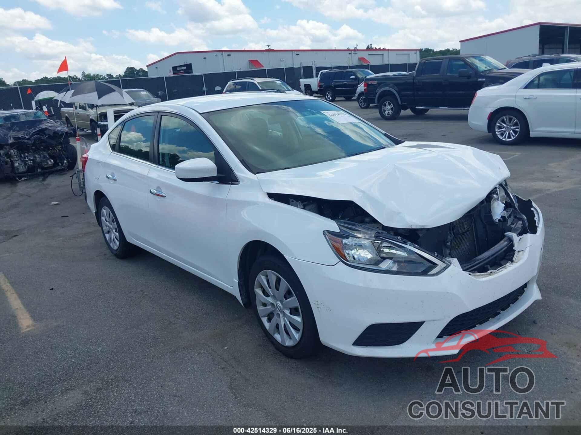 NISSAN SENTRA 2019 - 3N1AB7AP4KY274297