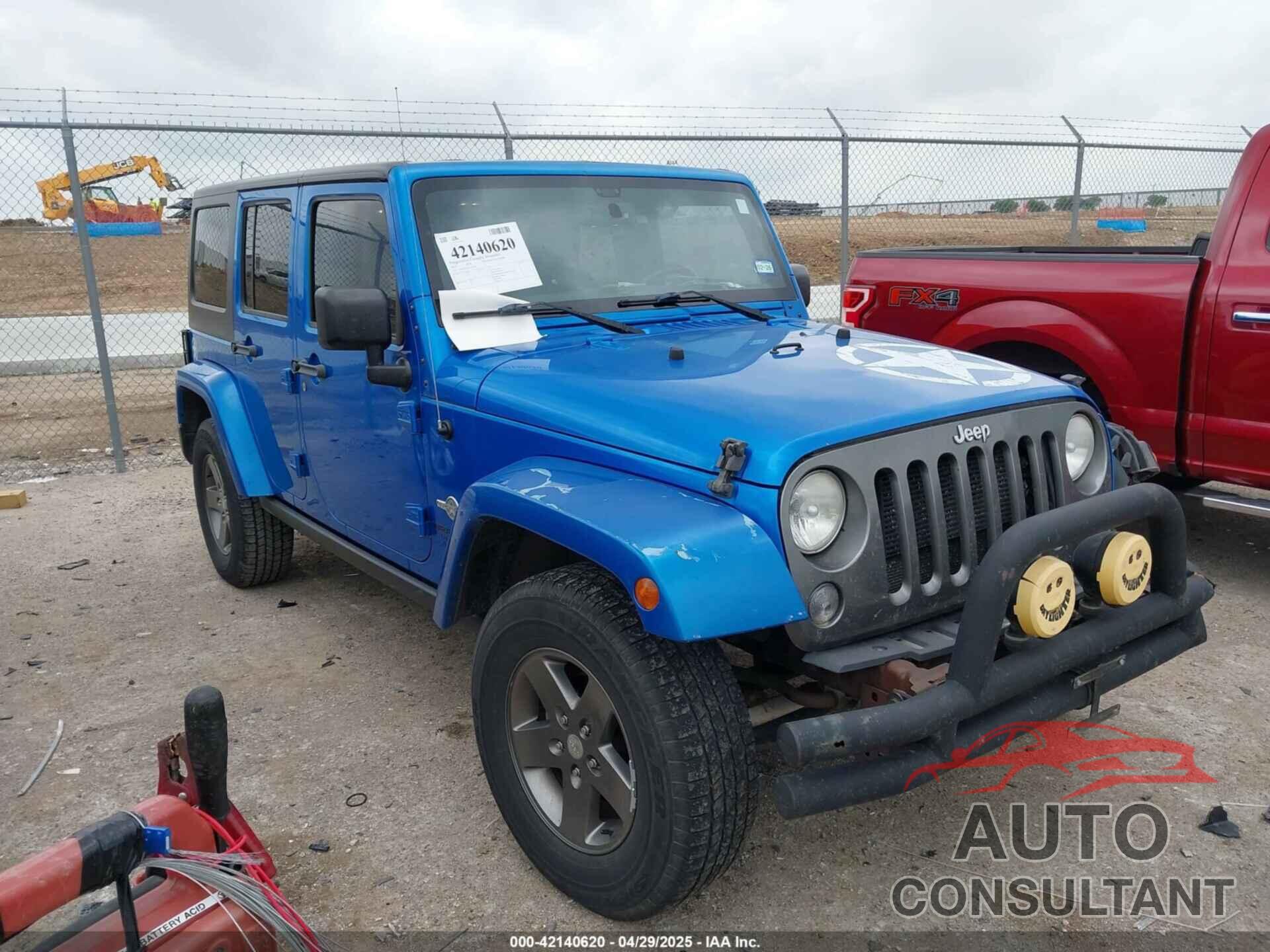 JEEP WRANGLER UNLIMITED 2015 - 1C4BJWDG9FL563443