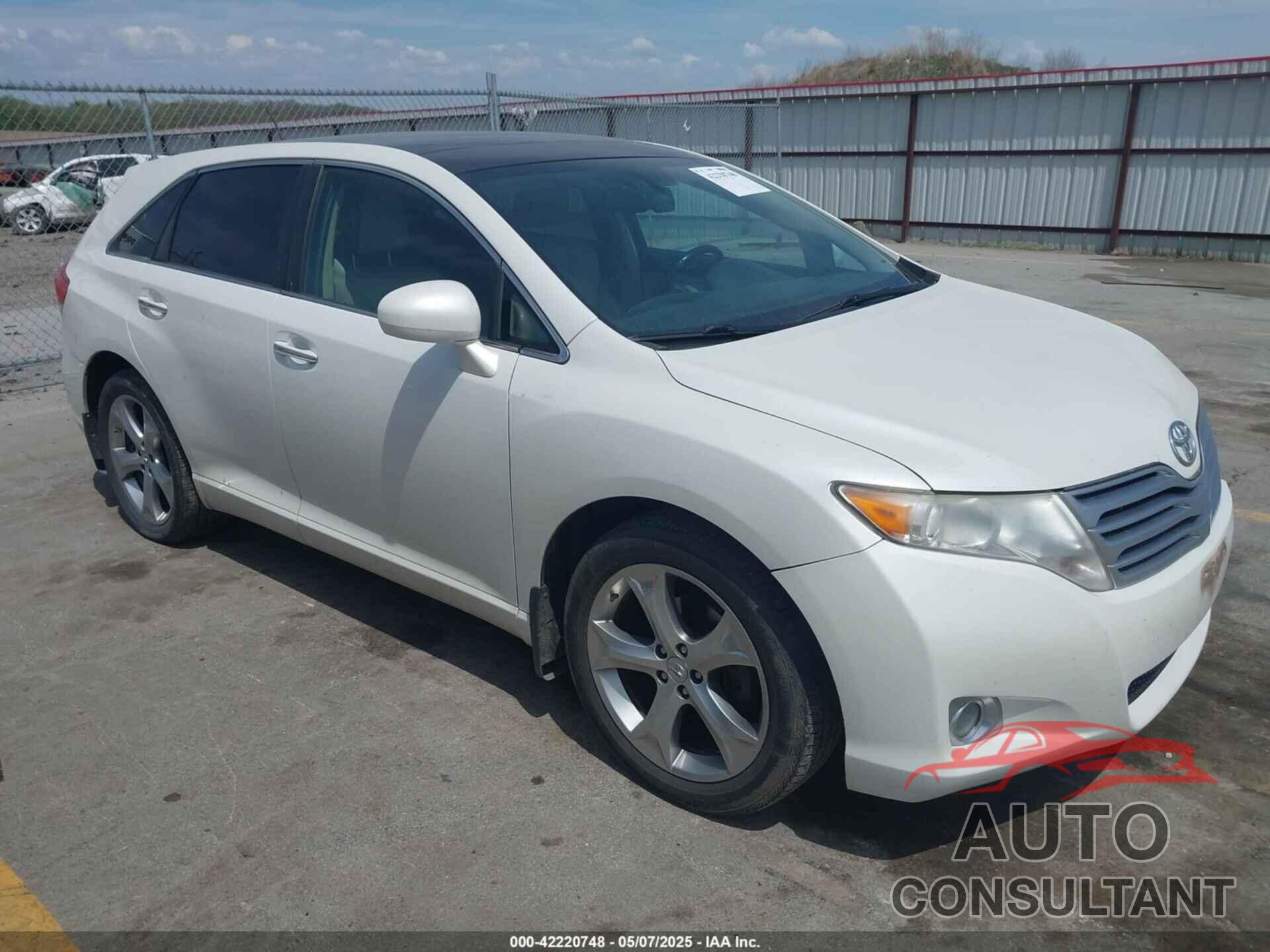 TOYOTA VENZA 2009 - 4T3BK11AX9U012200