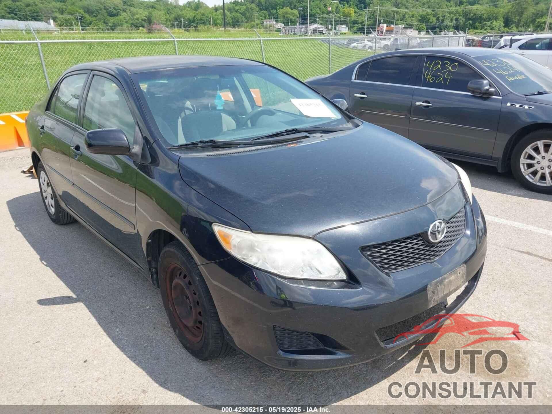 TOYOTA COROLLA 2009 - JTDBL40E89J053927