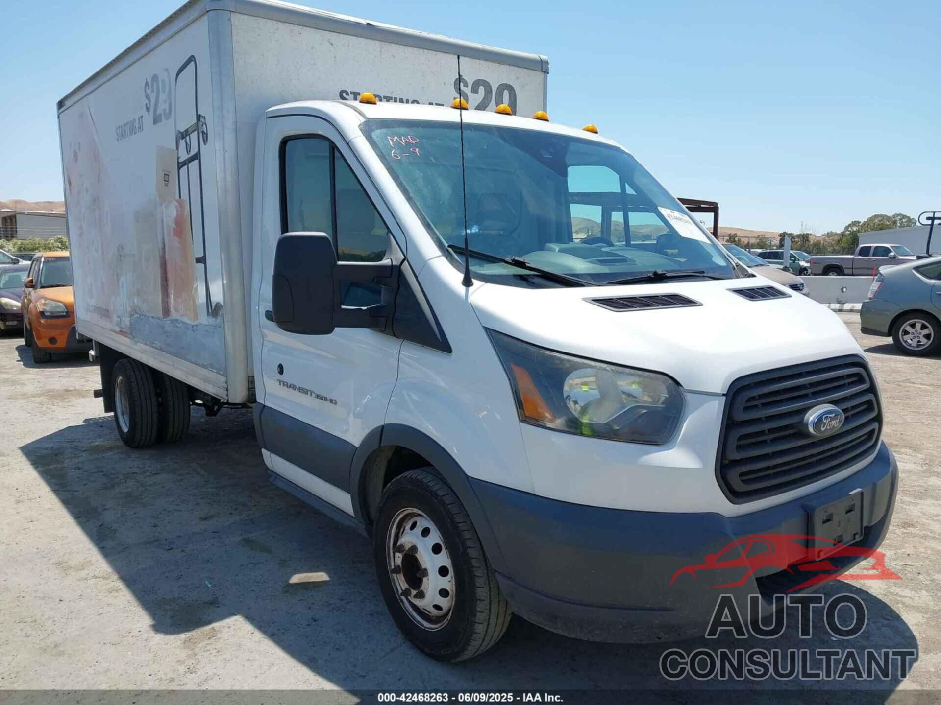 FORD TRANSIT-350 CAB 2018 - 1FDBF8ZM6JKA62161