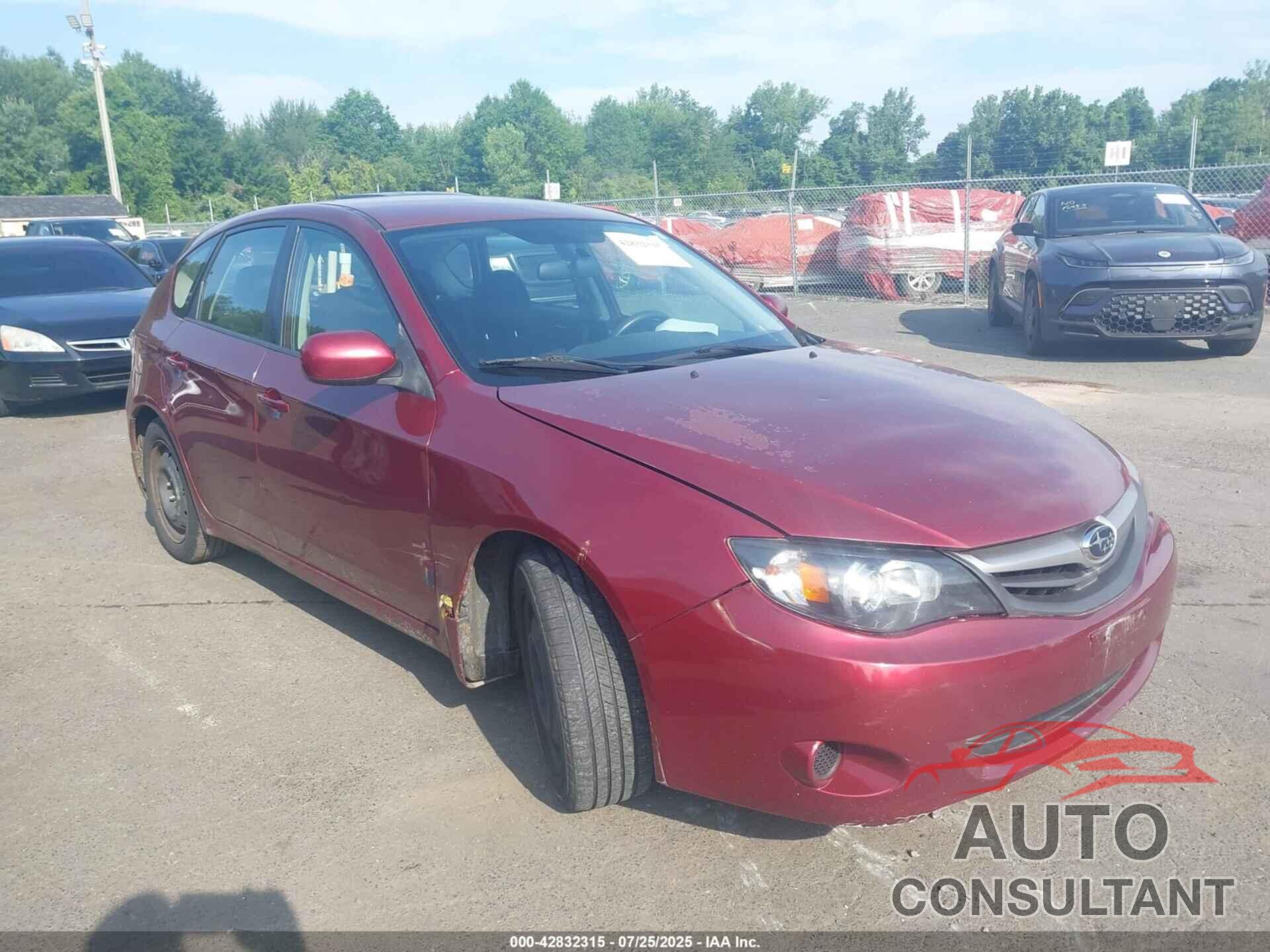 SUBARU IMPREZA 2010 - JF1GH6A63AH808445