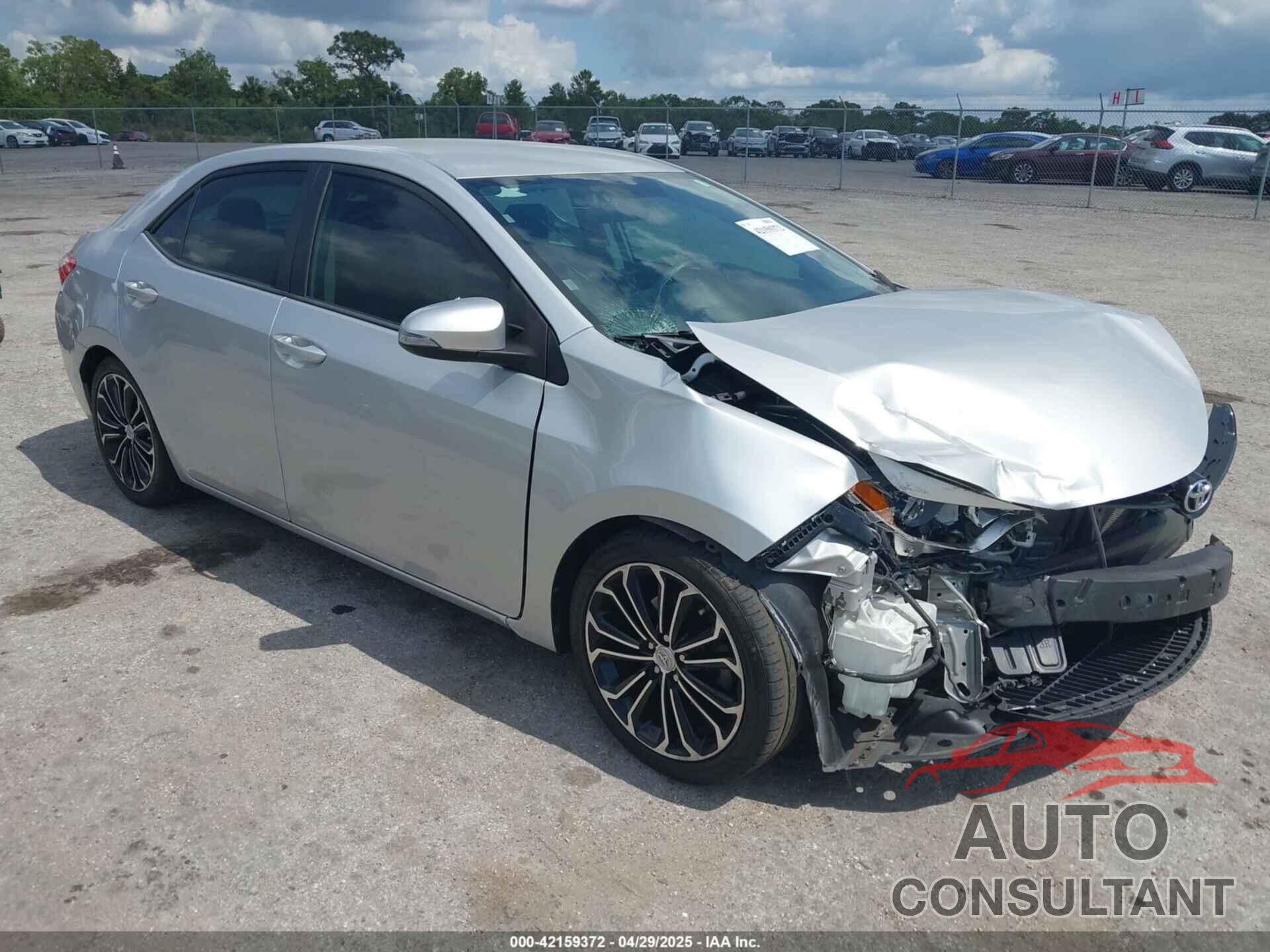 TOYOTA COROLLA 2014 - 5YFBURHE9EP160912