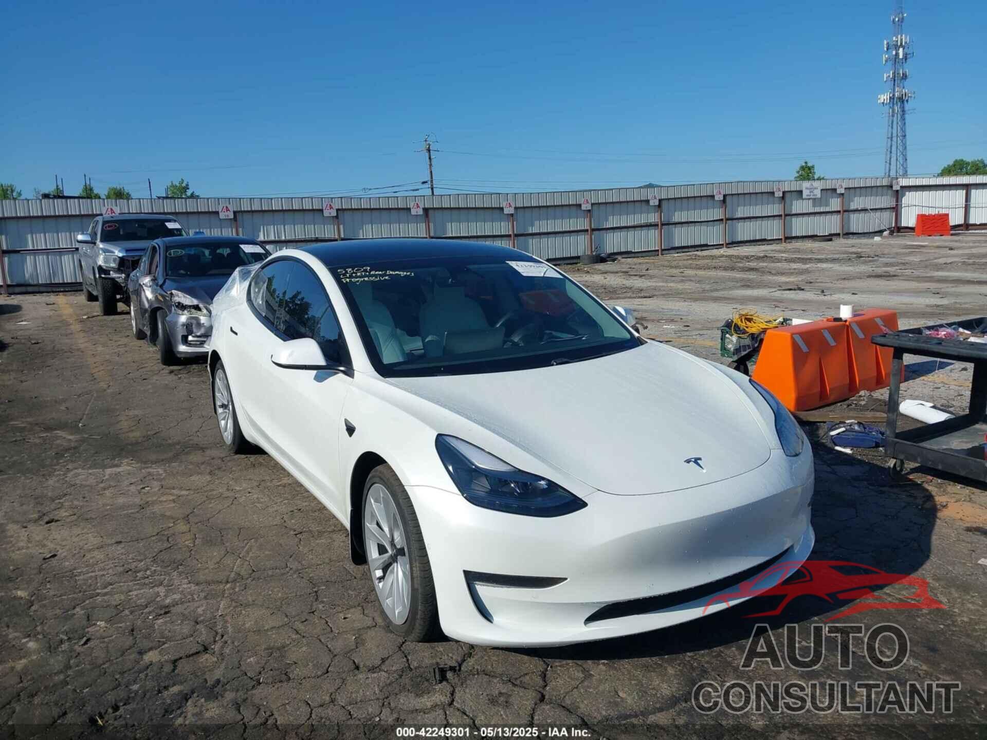 TESLA MODEL 3 2021 - 5YJ3E1EB6MF053498