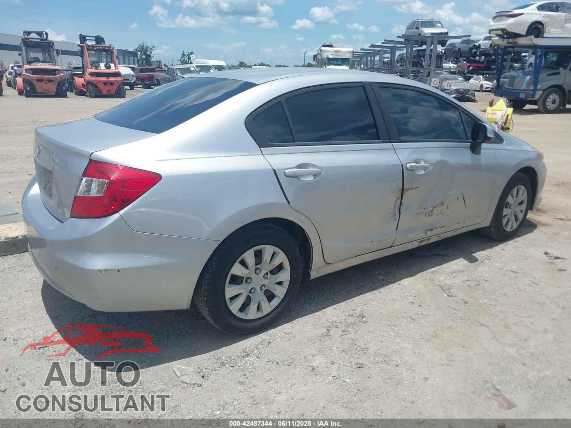 HONDA CIVIC 2012 - 19XFB2F57CE017652