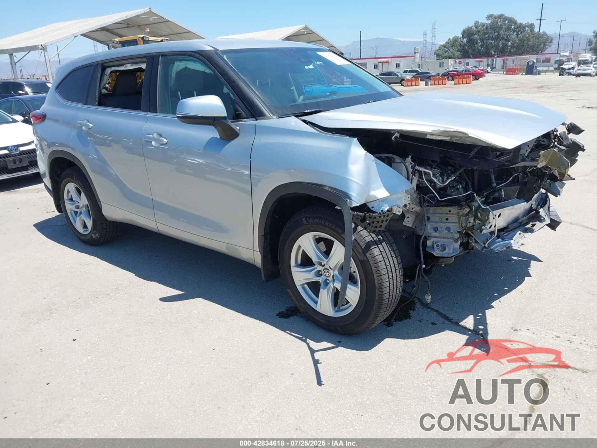 TOYOTA HIGHLANDER 2021 - 5TDCZRBH6MS060779