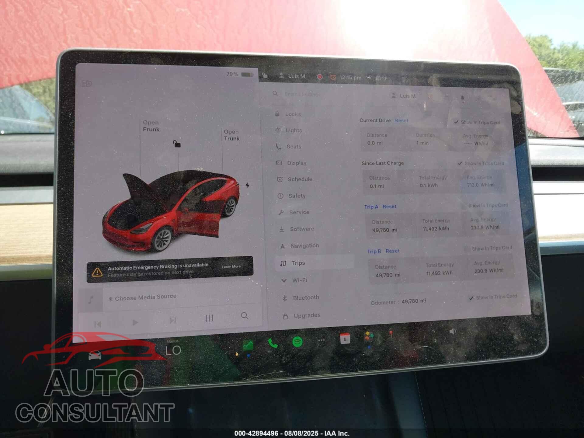 TESLA MODEL 3 2021 - 5YJ3E1EA0MF856671