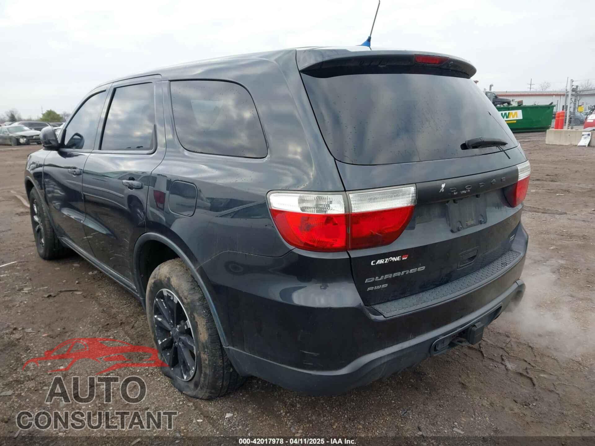 DODGE DURANGO 2012 - 1C4RDJAG8CC322126