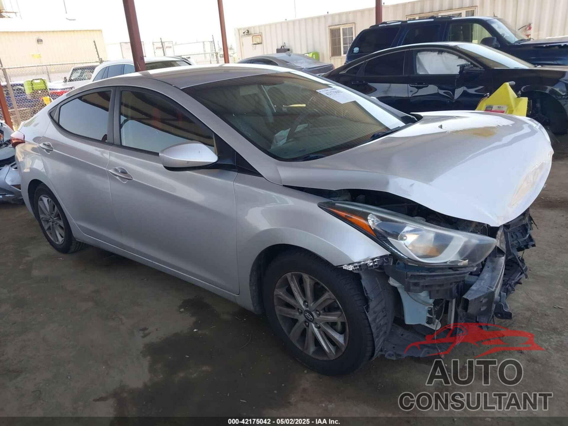 HYUNDAI ELANTRA 2014 - KMHDH4AE1EU084014