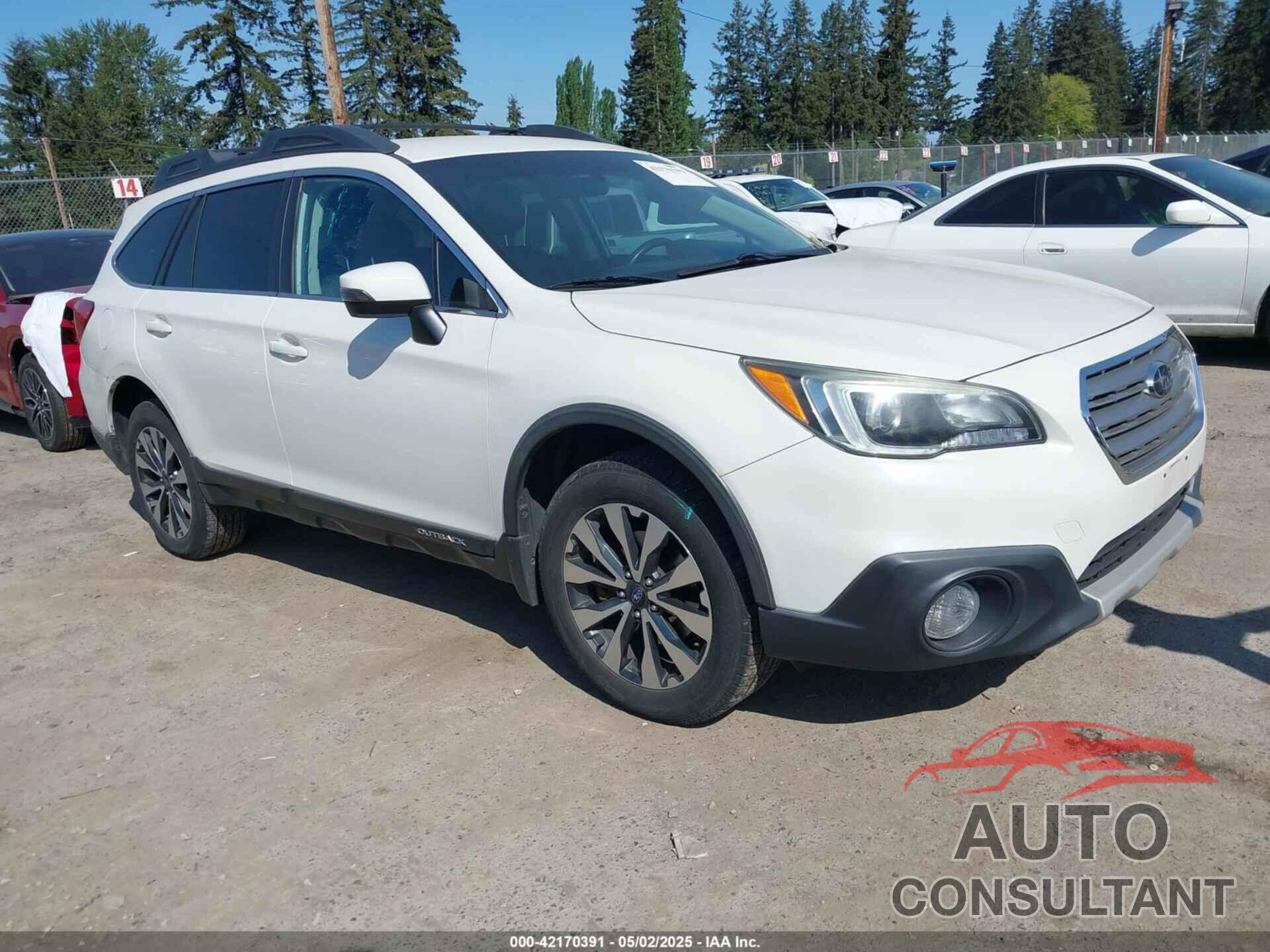 SUBARU OUTBACK 2015 - 4S4BSAJC3F3243788