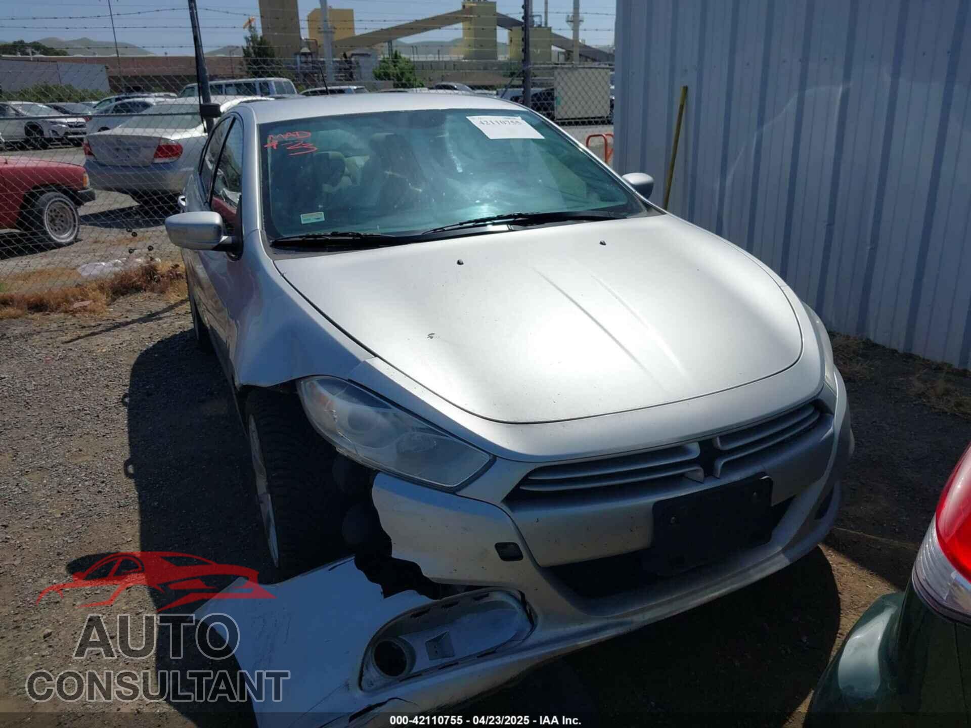 DODGE DART 2013 - 1C3CDFBA5DD285551