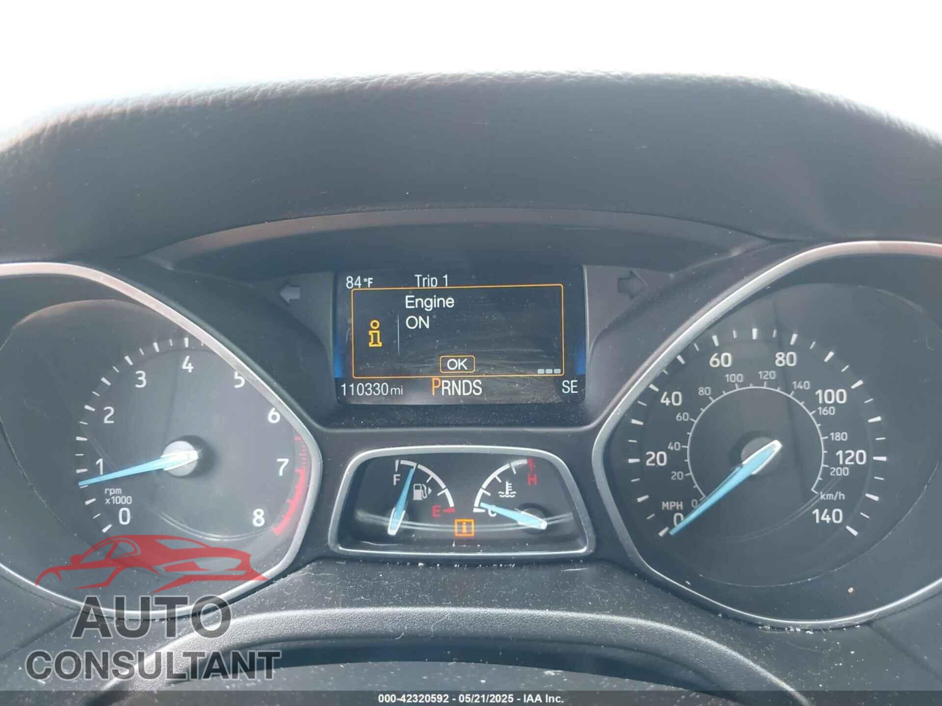 FORD FOCUS 2015 - 1FADP3F26FL308519