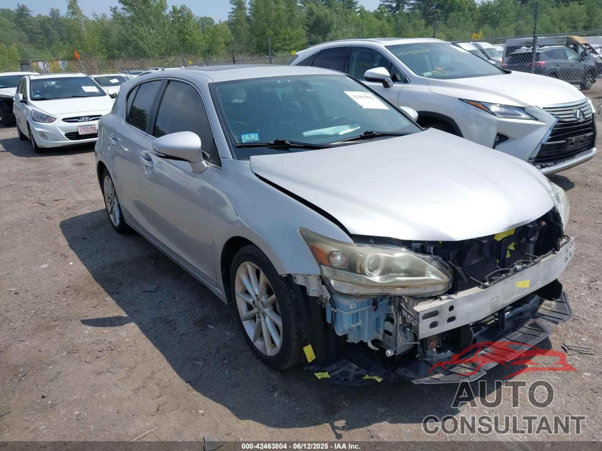 LEXUS CT 200H 2011 - JTHKD5BH5B2008176