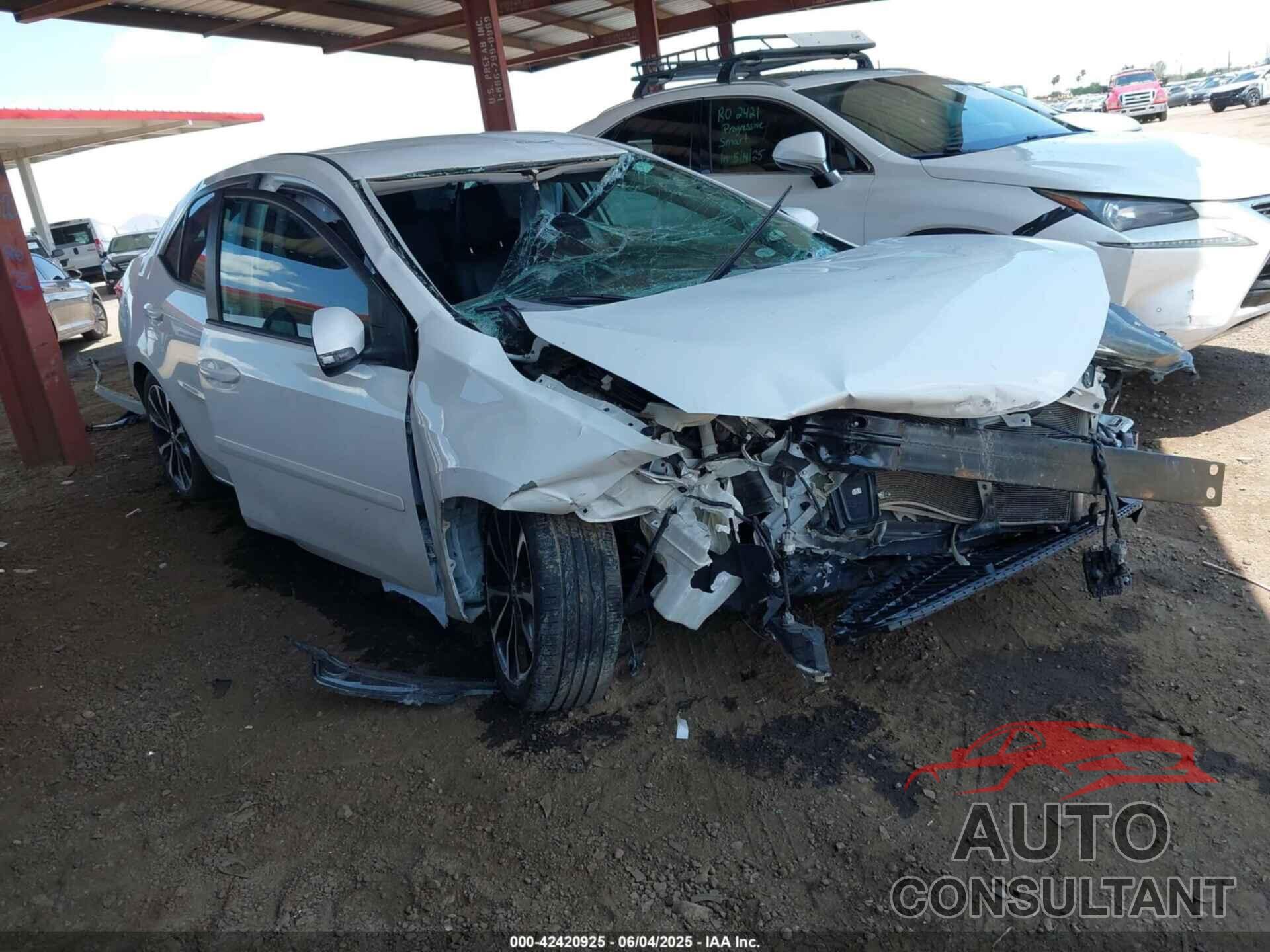 TOYOTA COROLLA 2017 - 2T1BURHE9HC774654
