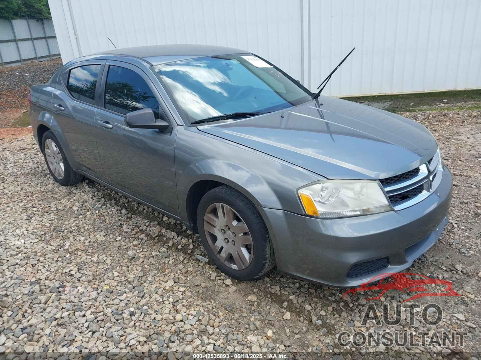 DODGE AVENGER 2013 - 1C3CDZAB2DN653464