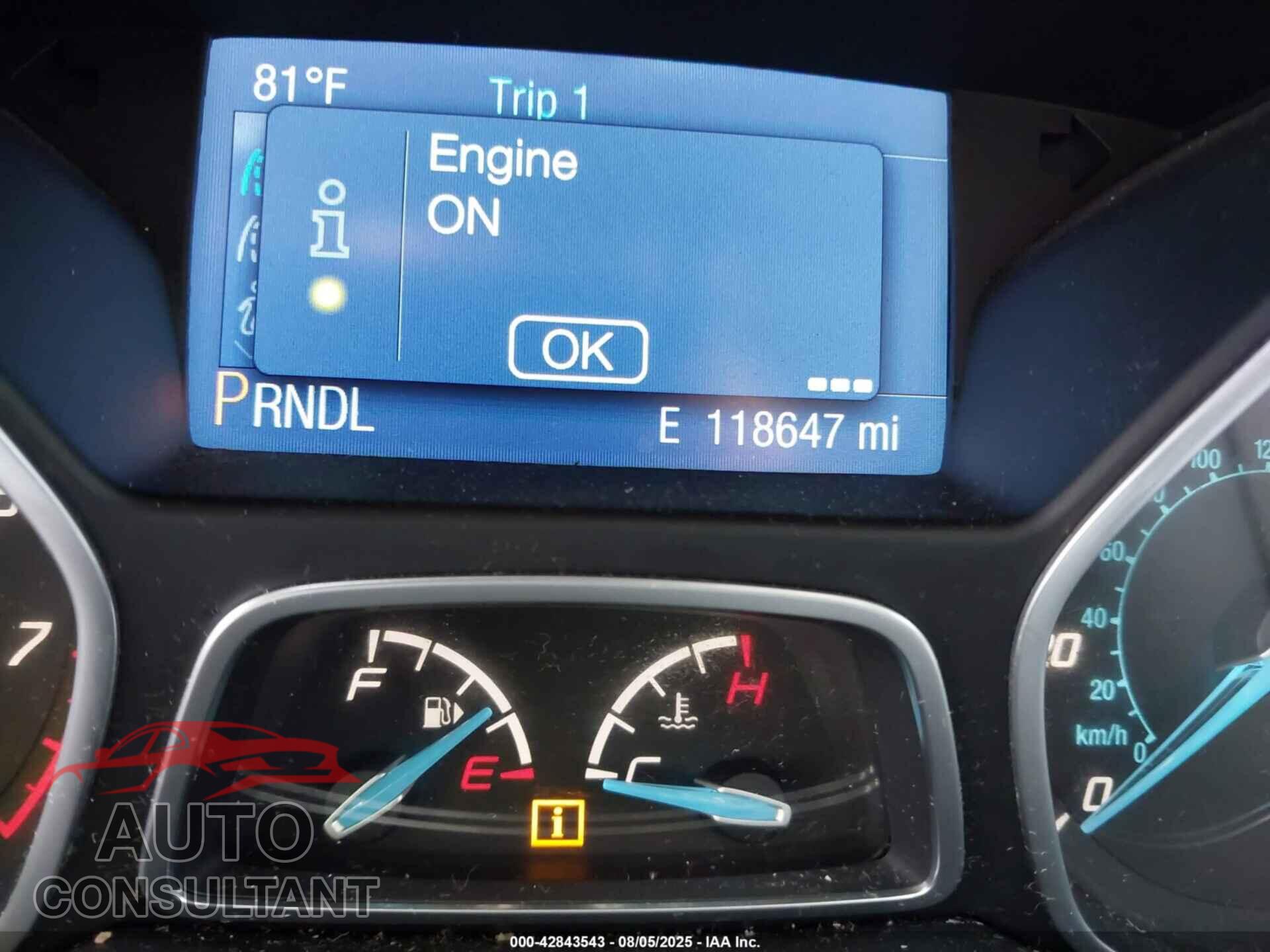 FORD FOCUS 2014 - 1FADP3F29EL252364