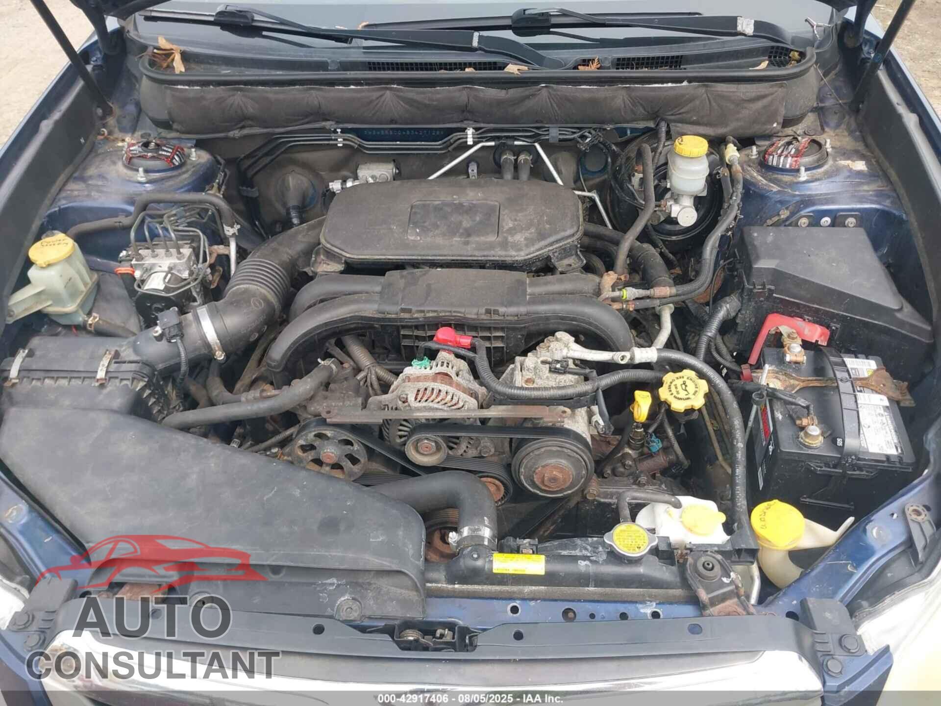 SUBARU OUTBACK 2011 - 4S4BRBCC4B3427128