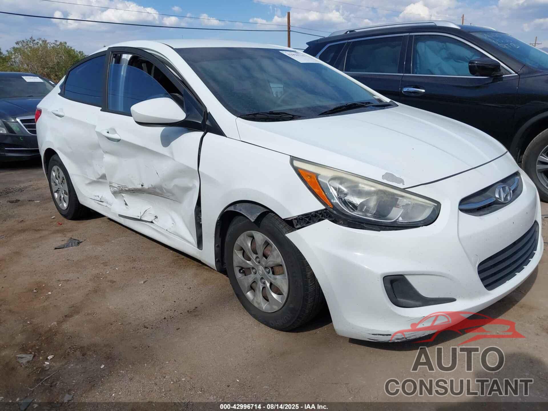 HYUNDAI ACCENT 2016 - KMHCT4AE6GU103041