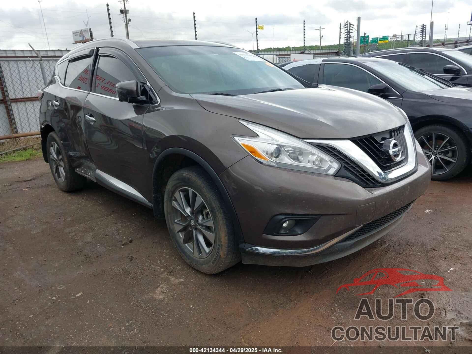 NISSAN MURANO 2017 - 5N1AZ2MG9HN160465