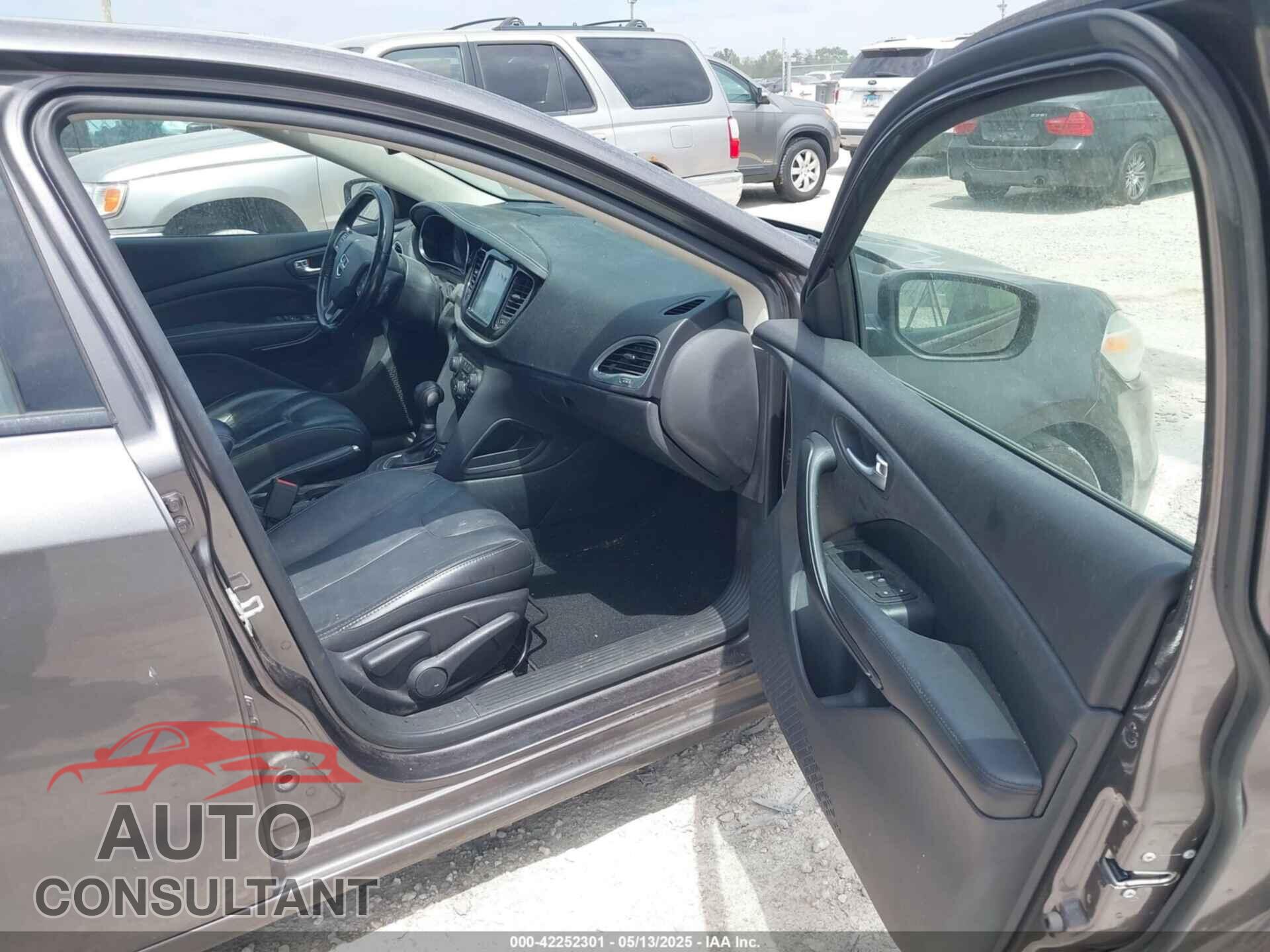 DODGE DART 2015 - 1C3CDFCBXFD166193