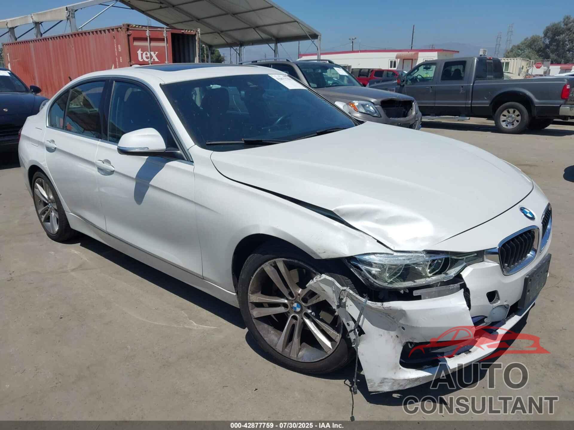 BMW 330I 2017 - WBA8B9G53HNU51597