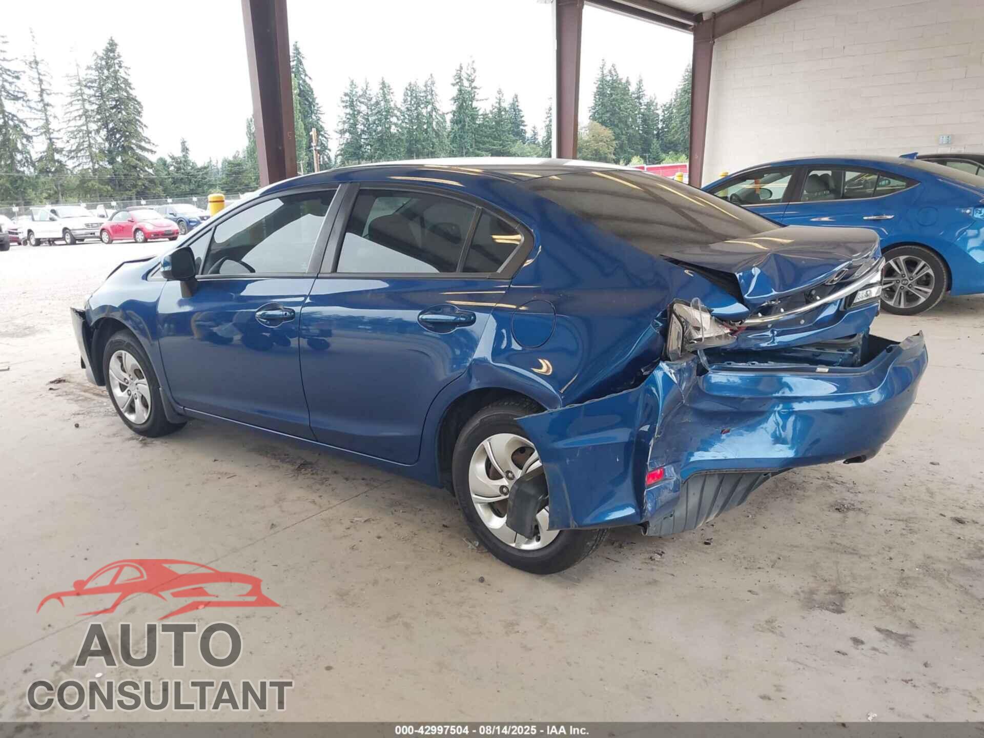 HONDA CIVIC 2013 - 19XFB2F53DE268556