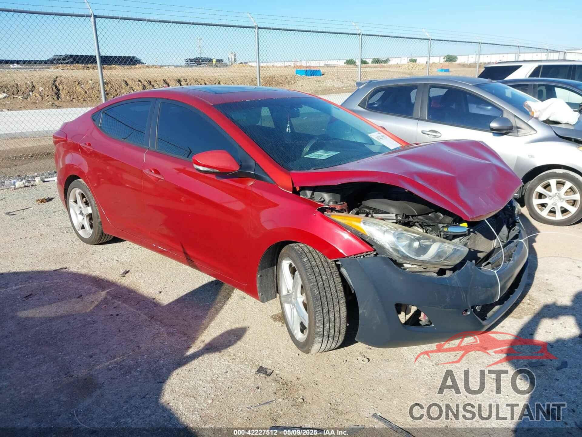 HYUNDAI ELANTRA 2011 - KMHDH4AE9BU149753
