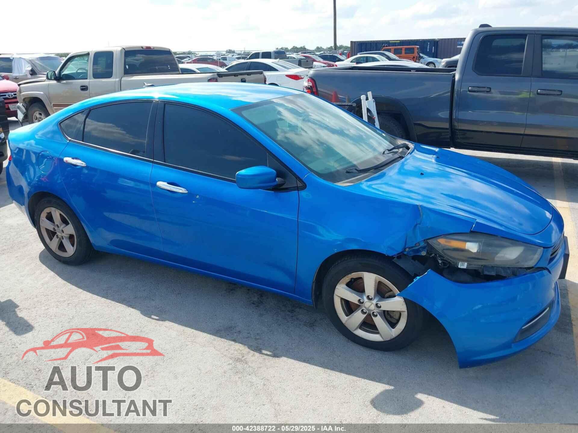 DODGE DART 2015 - 1C3CDFBB5FD352113