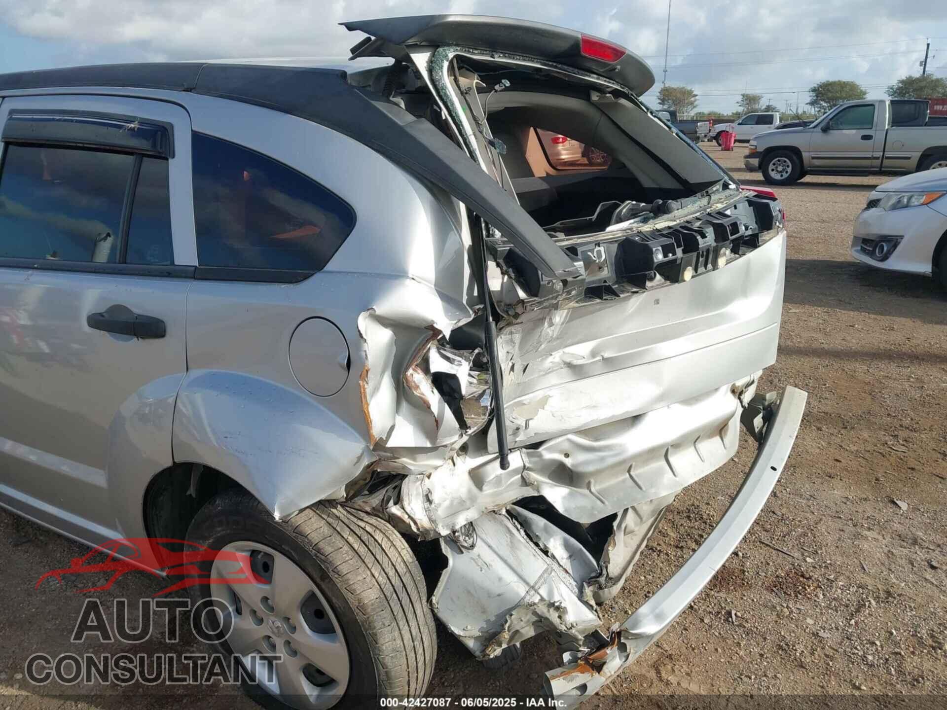 DODGE CALIBER 2012 - 1C3CDWBA8CD529787