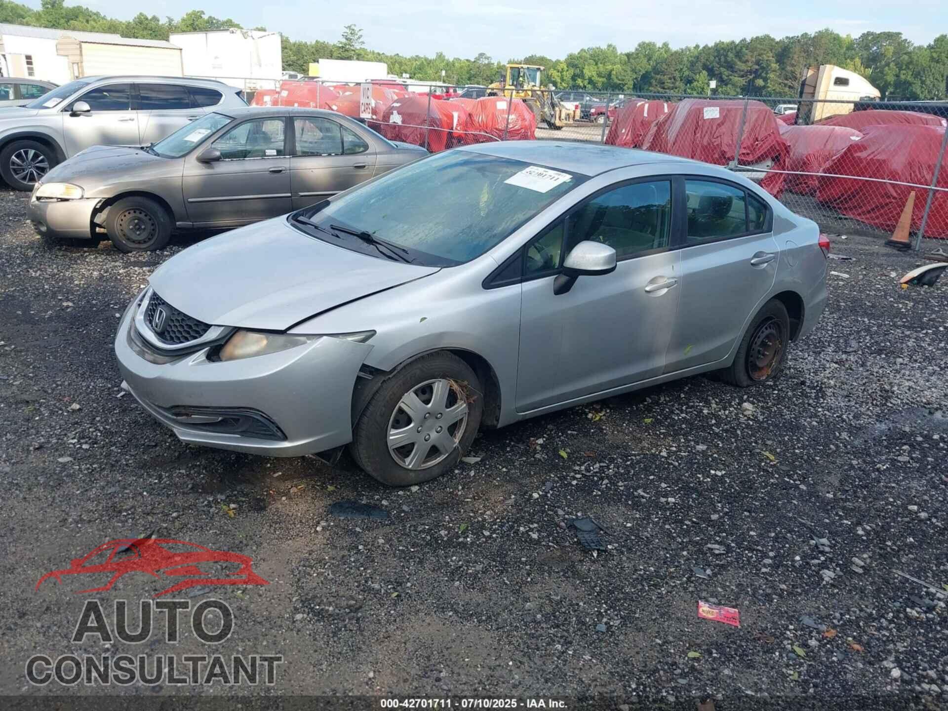 HONDA CIVIC 2013 - 19XFB2F59DE028007