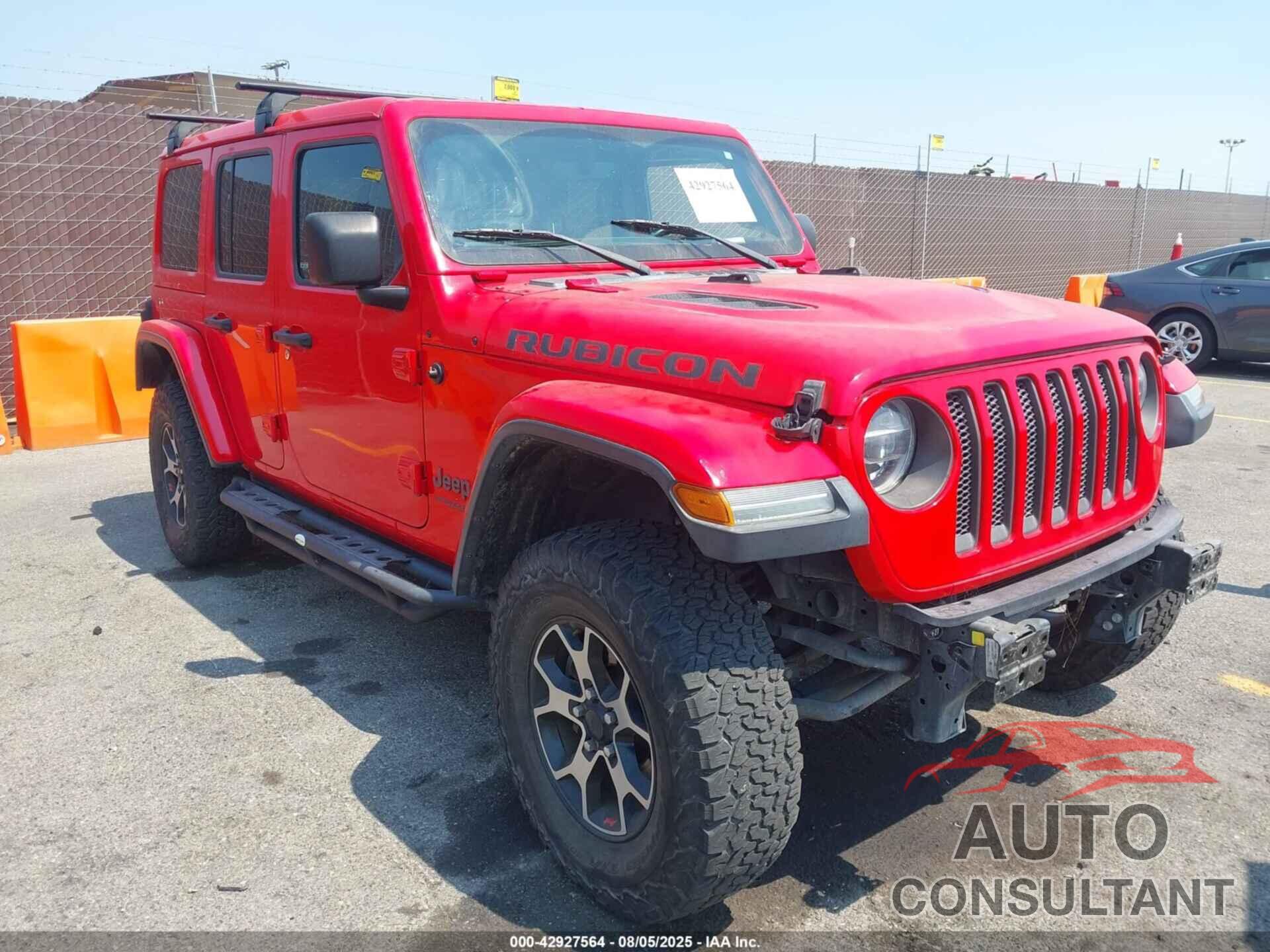 JEEP WRANGLER UNLIMITED 2018 - 1C4HJXFG6JW146351