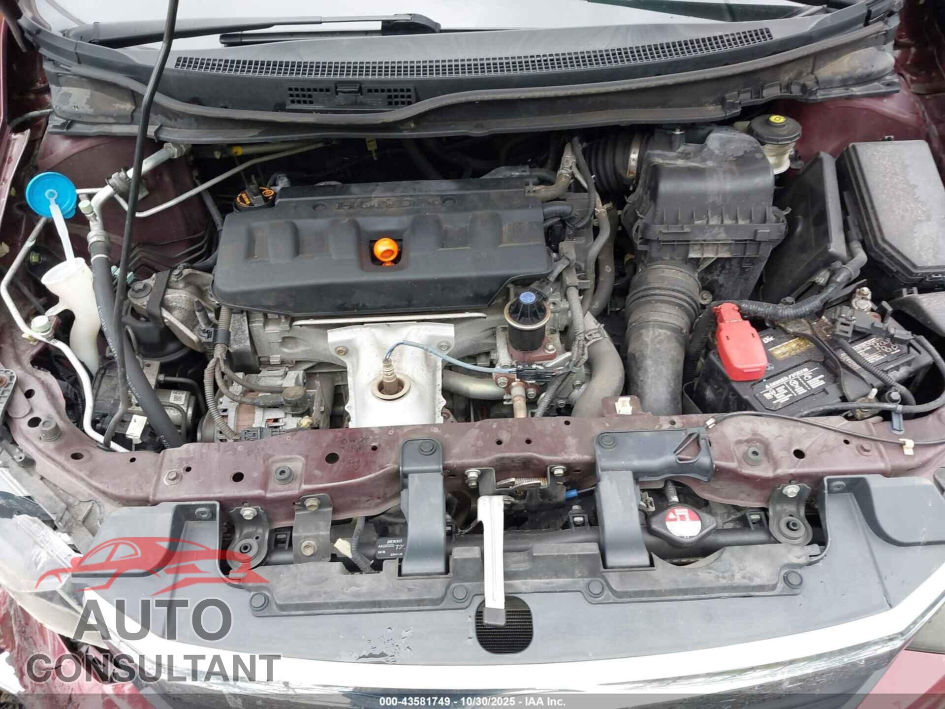 HONDA CIVIC 2012 - 2HGFB2F81CH509139