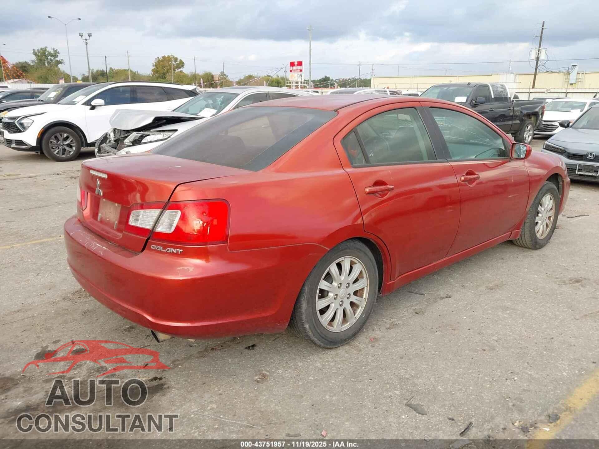 MITSUBISHI GALANT 2012 - 4A32B2FF6CE016539