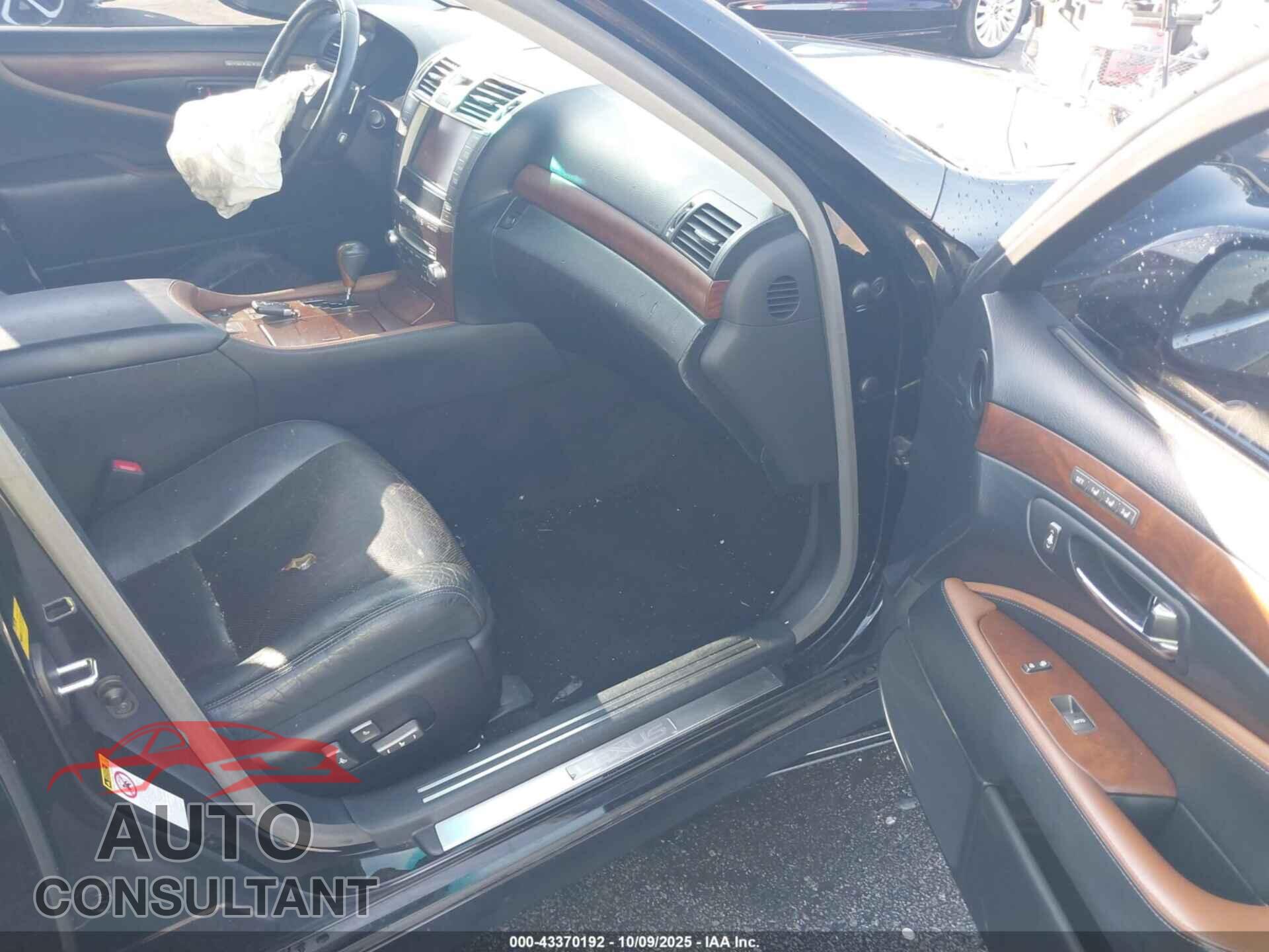LEXUS LS 460 2012 - JTHBL5EF0C5108540