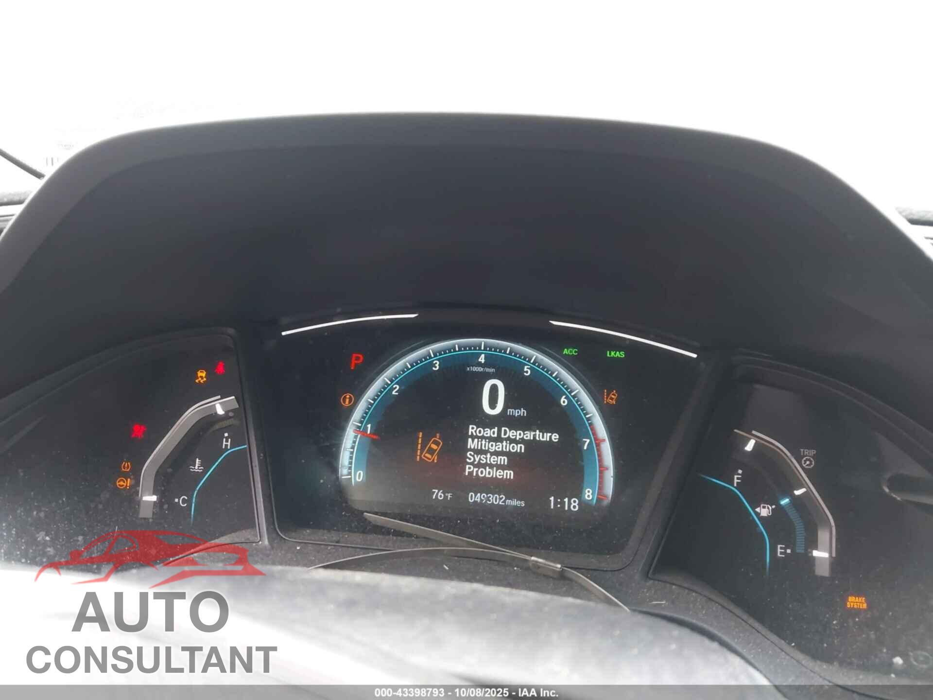 HONDA CIVIC 2017 - 19XFC2F68HE225892
