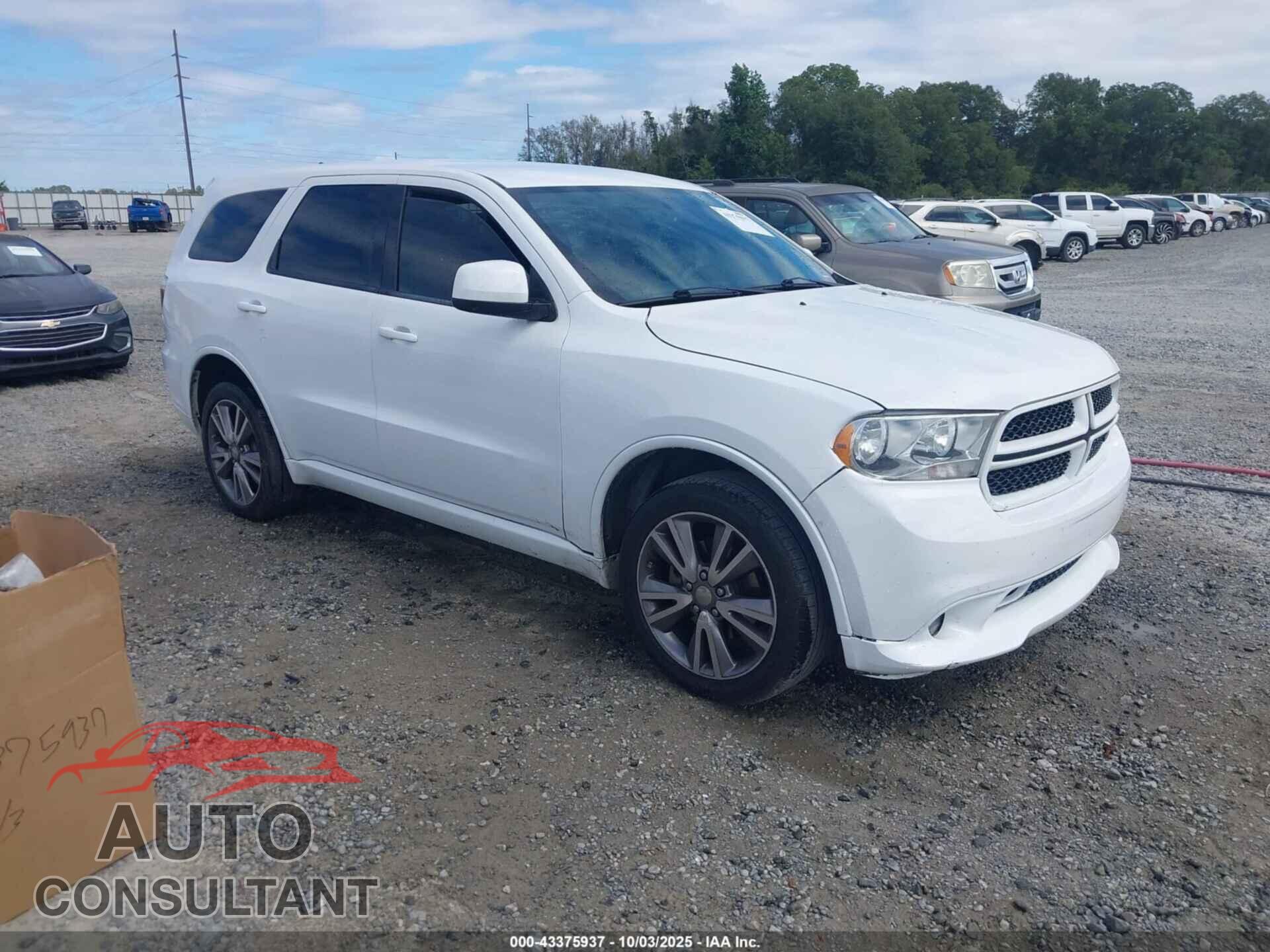 DODGE DURANGO 2013 - 1C4RDJAG8DC667514