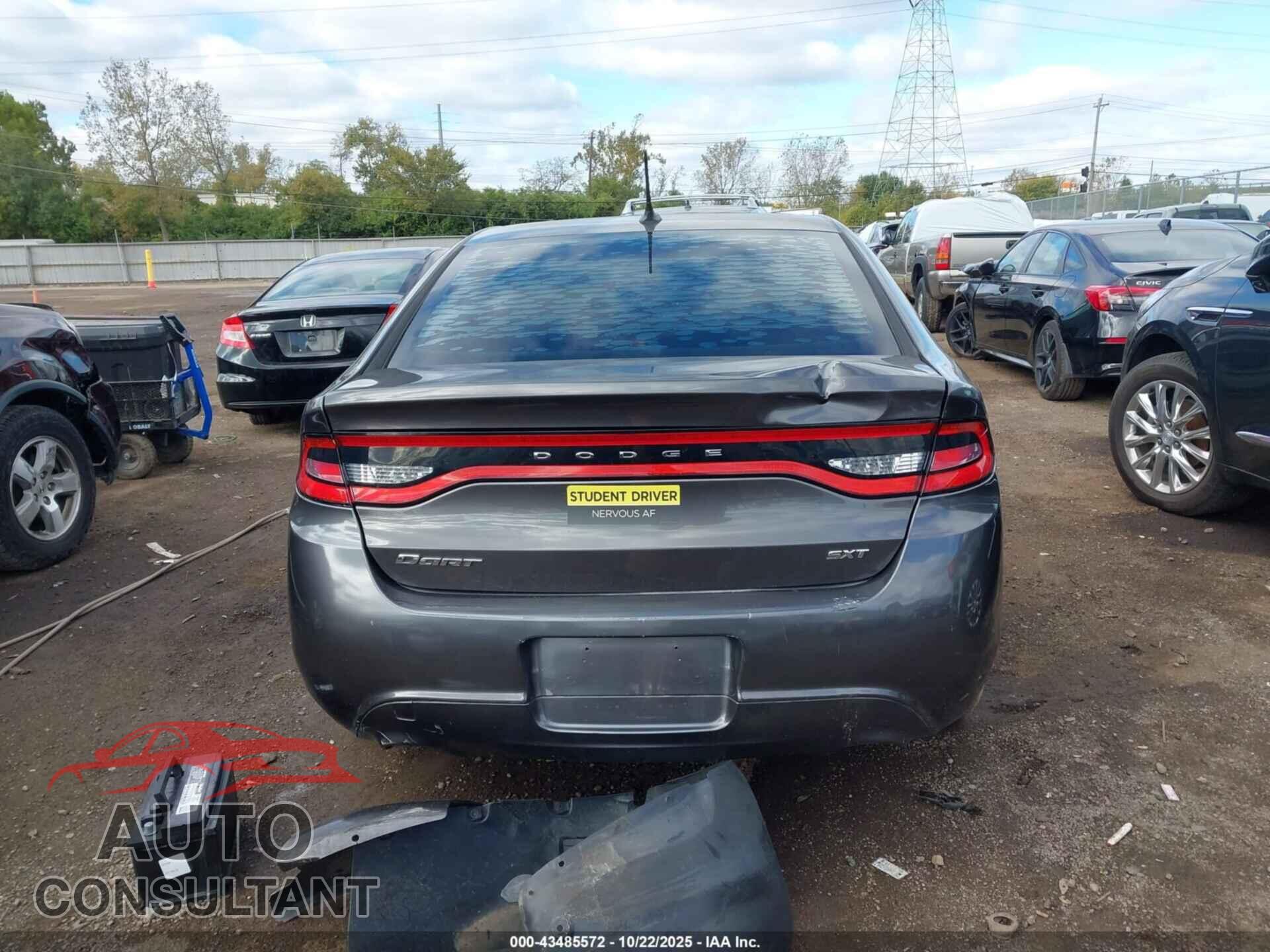 DODGE DART 2015 - 1C3CDFBB8FD104907