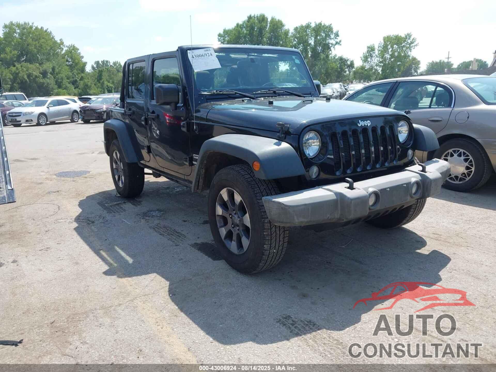 JEEP WRANGLER UNLIMITED 2015 - 1C4BJWDG4FL716522