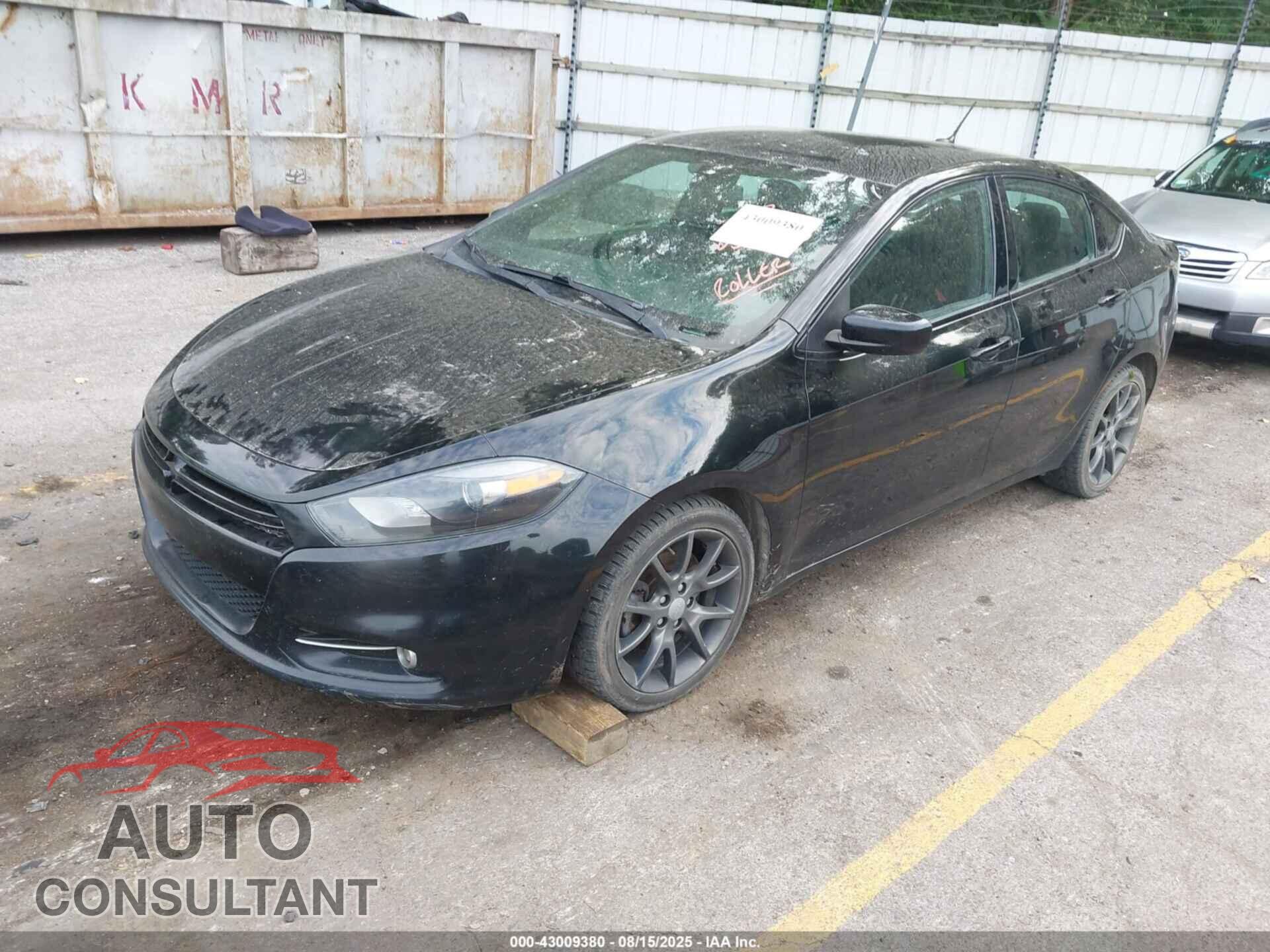 DODGE DART 2013 - 1C3CDFBA2DD238476