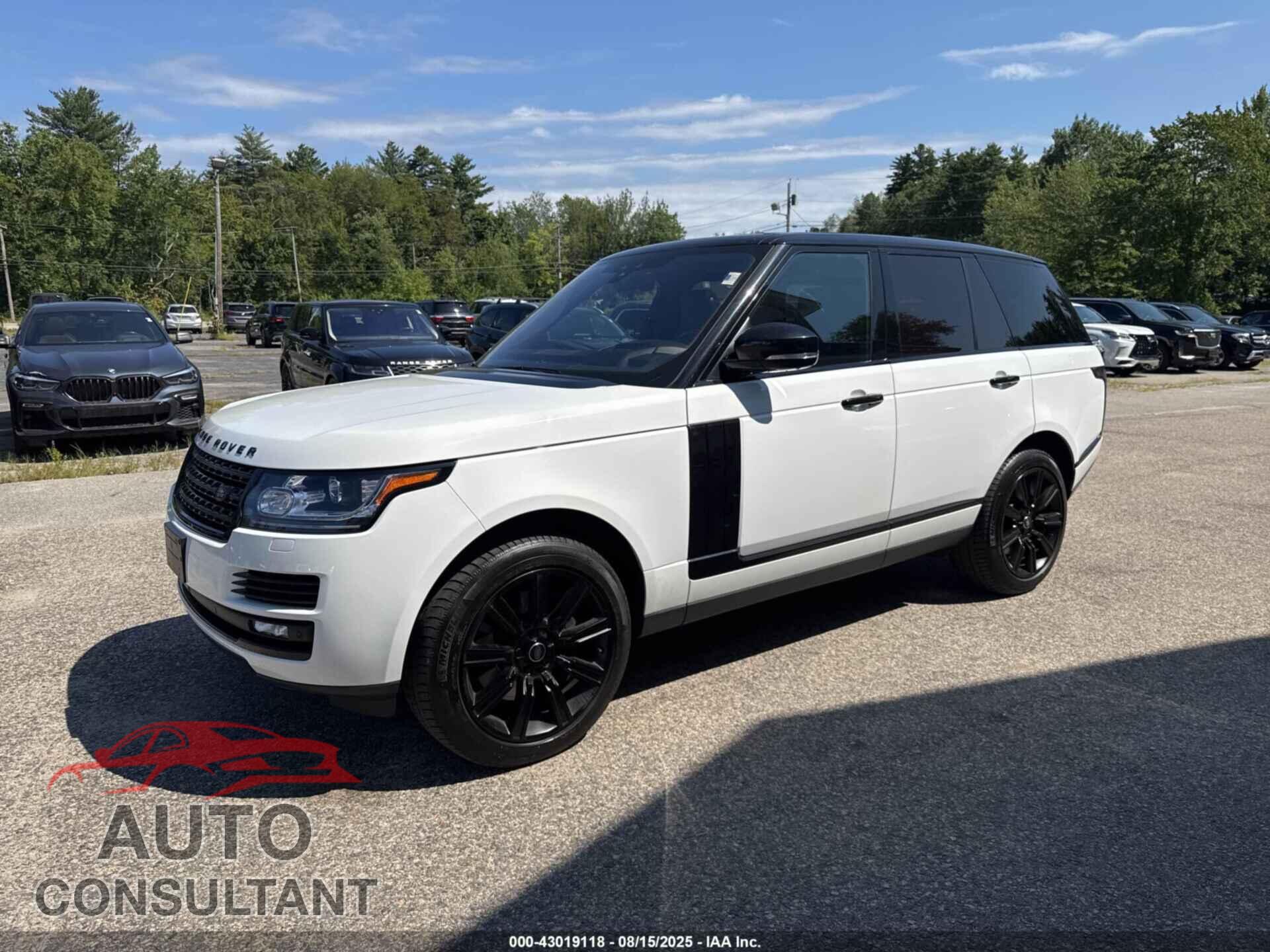 LAND ROVER RANGE ROVER 2017 - SALGS2FE1HA323575