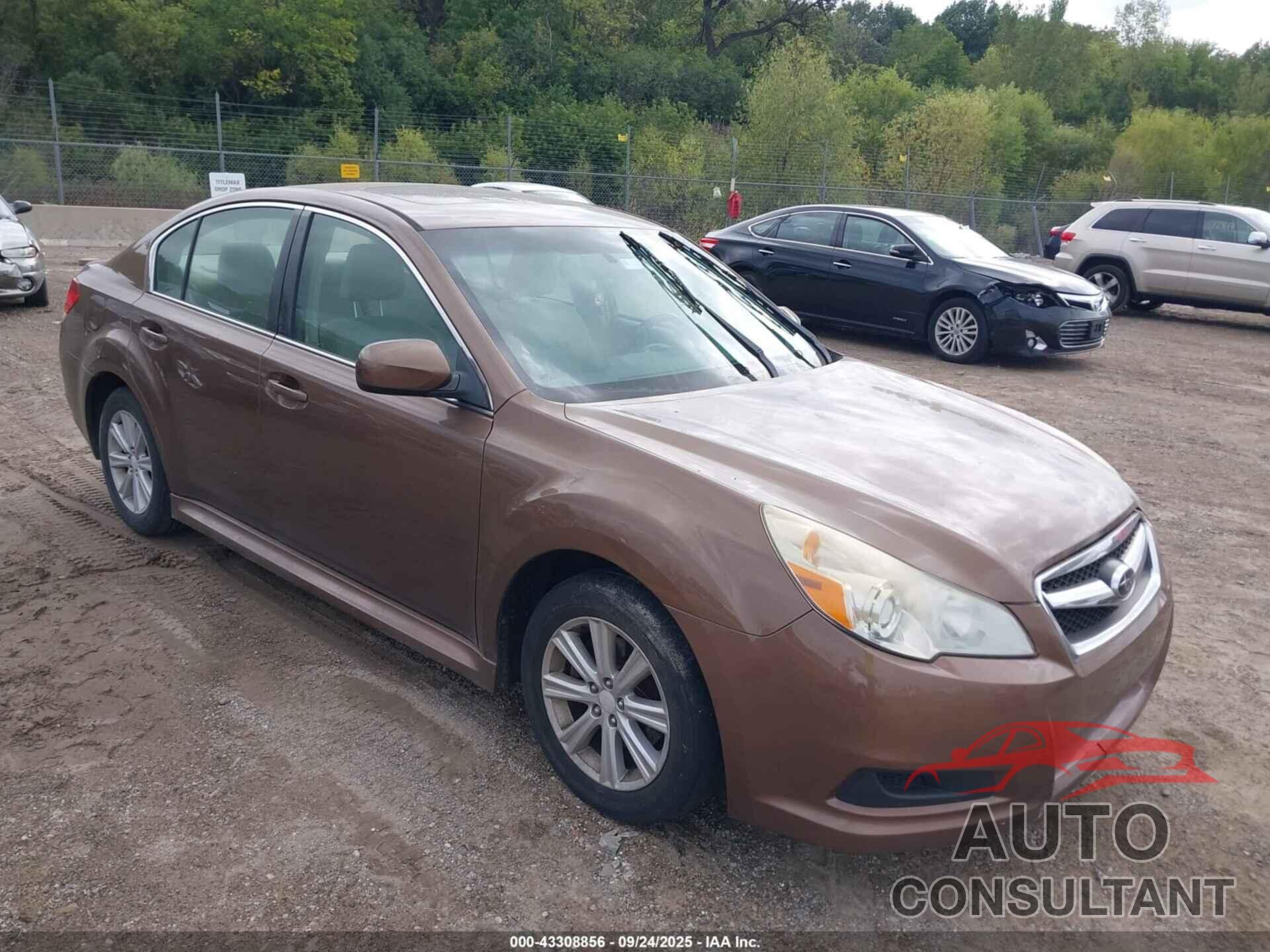 SUBARU LEGACY 2012 - 4S3BMCG64C3009974