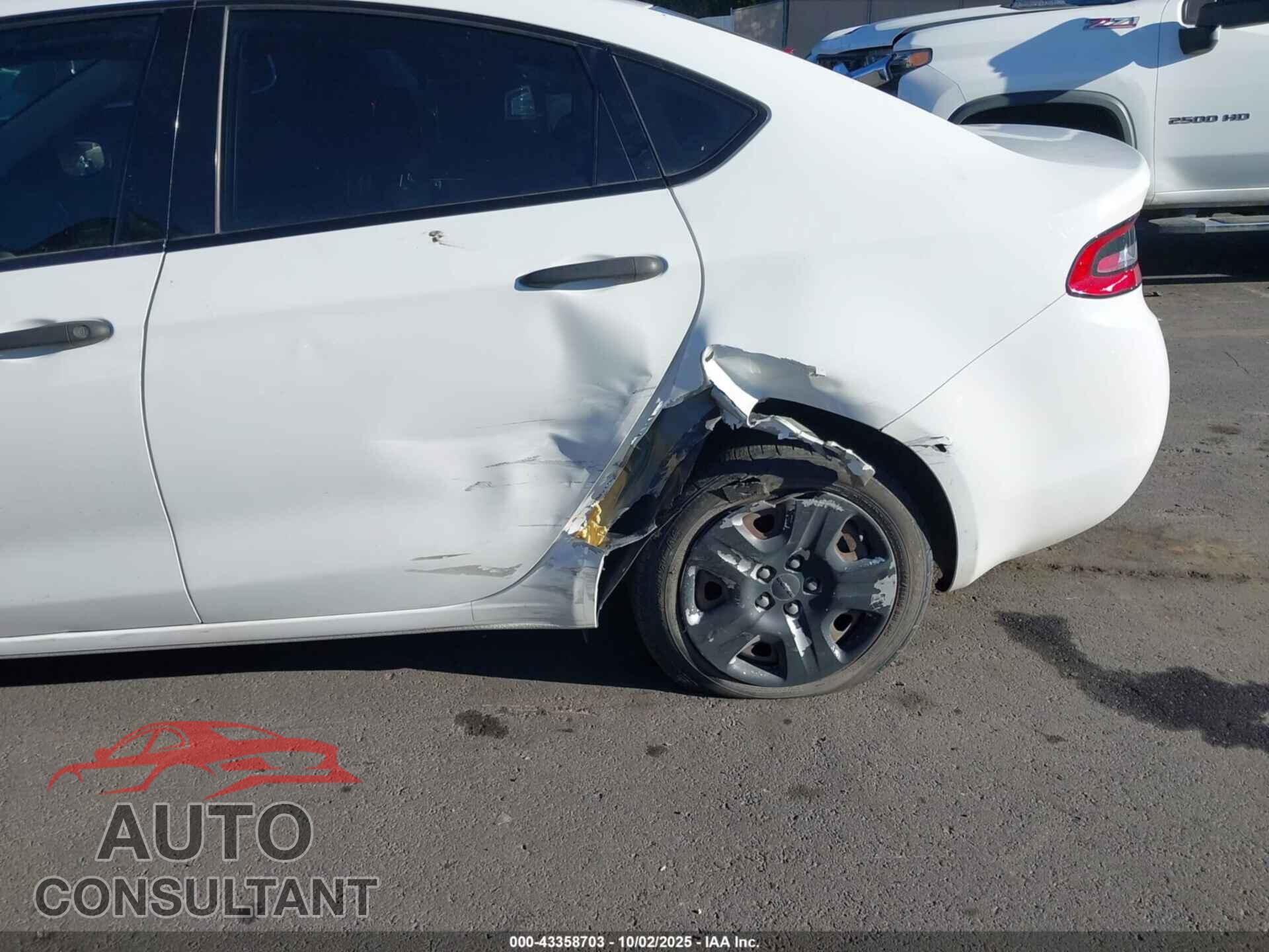 DODGE DART 2014 - 1C3CDFAAXED790889