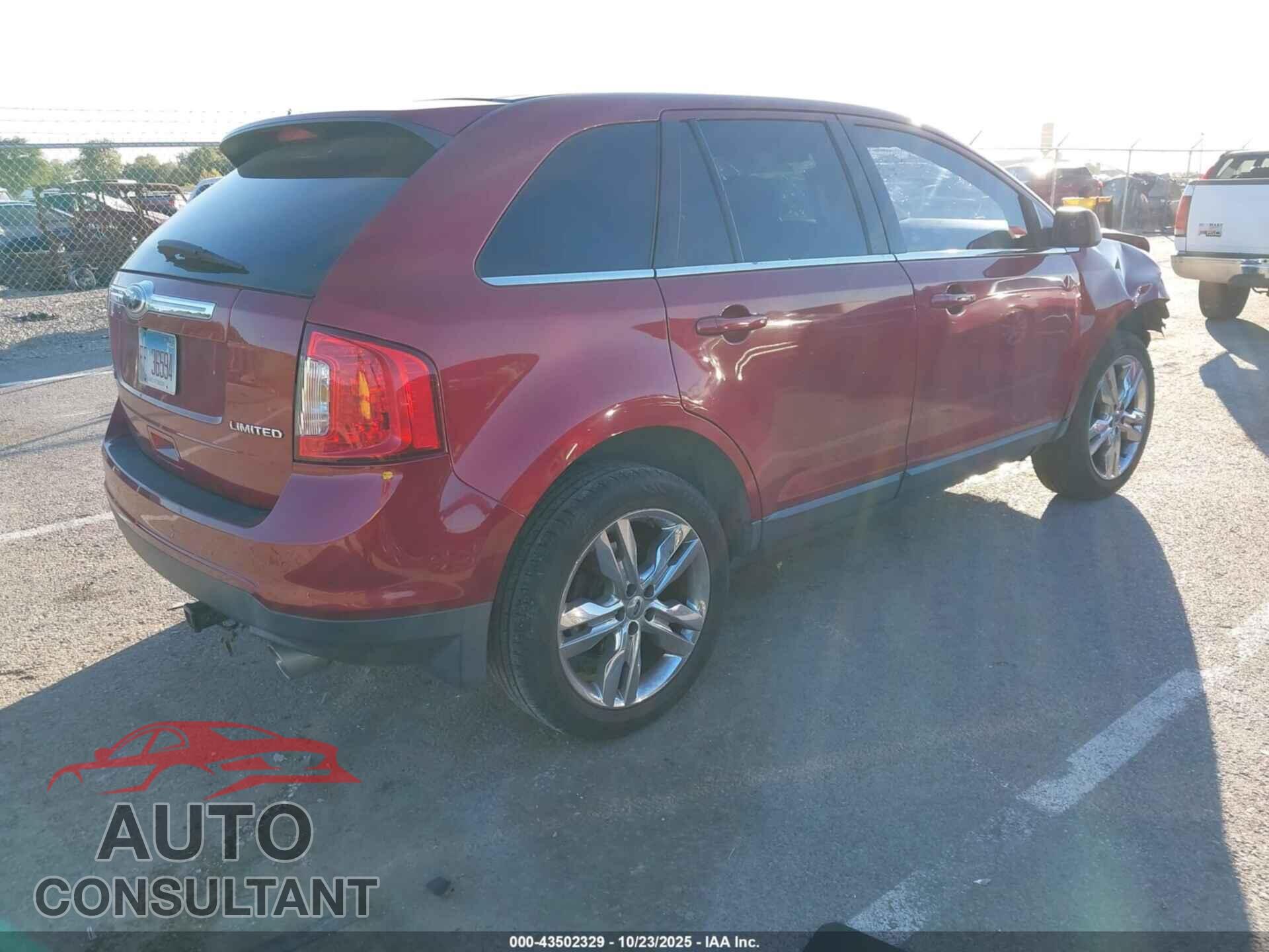FORD EDGE 2013 - 2FMDK3KC2DBA30606