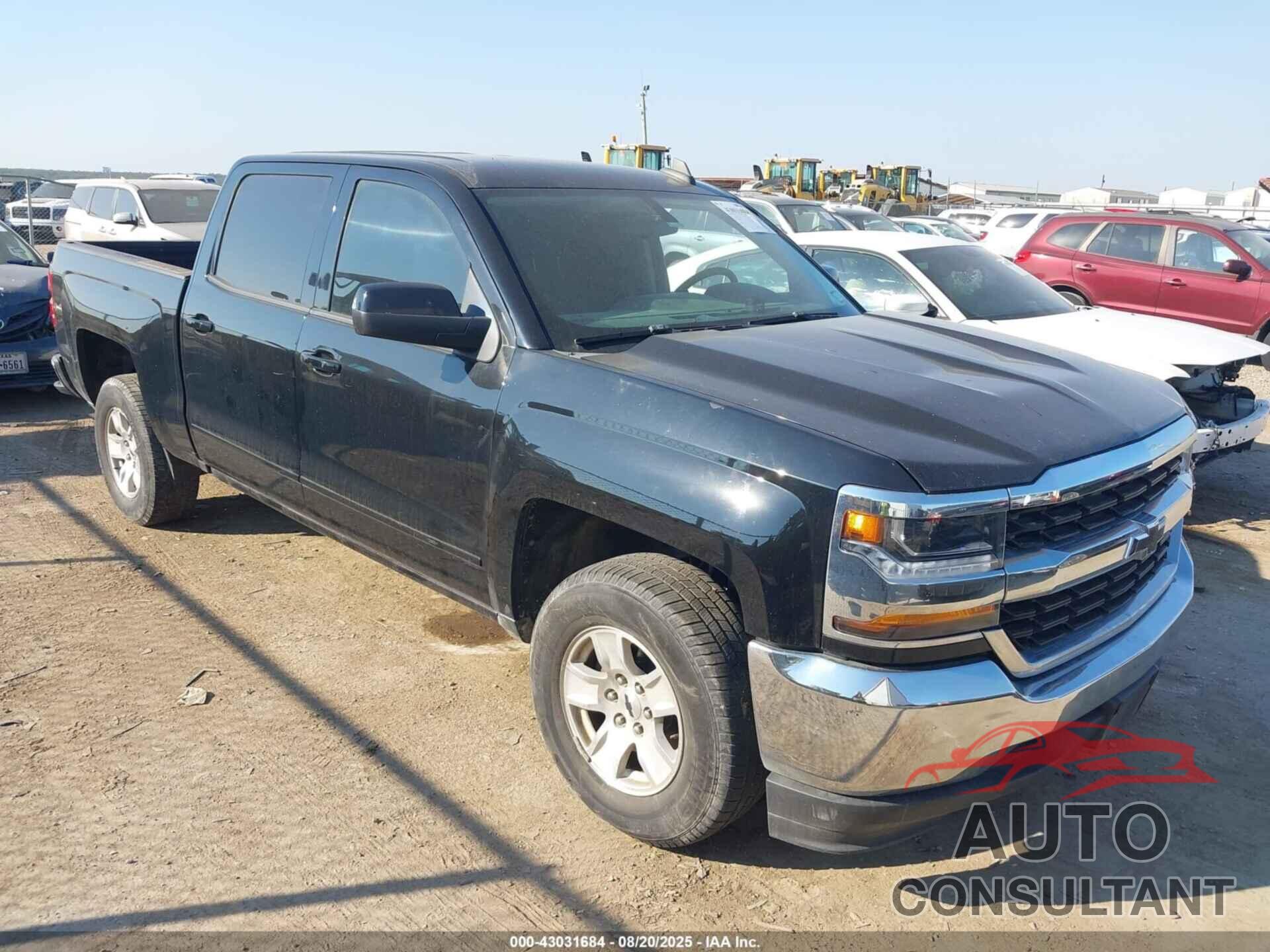 CHEVROLET SILVERADO 1500 2017 - 3GCPCREH9HG133209